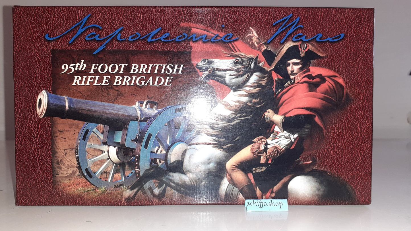 Britains 17255 2001 British 95th Rifles Waterloo Napoleonic 1:32 metal boxd S8b for sale