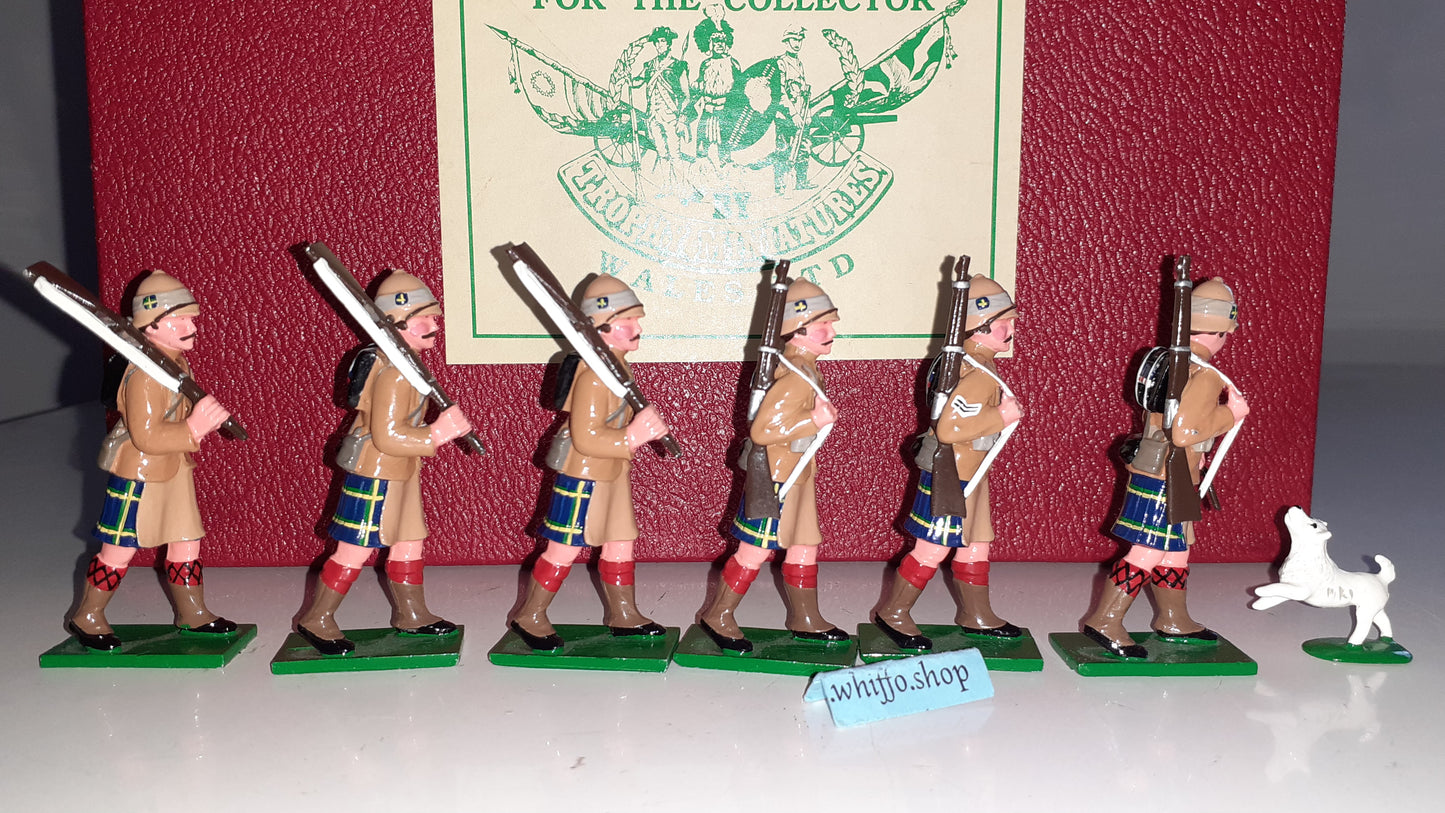trophy miniatures 1991 Sas2 Gordon Highlanders Boer Sudan Egypt Nwf 1:32 box S2