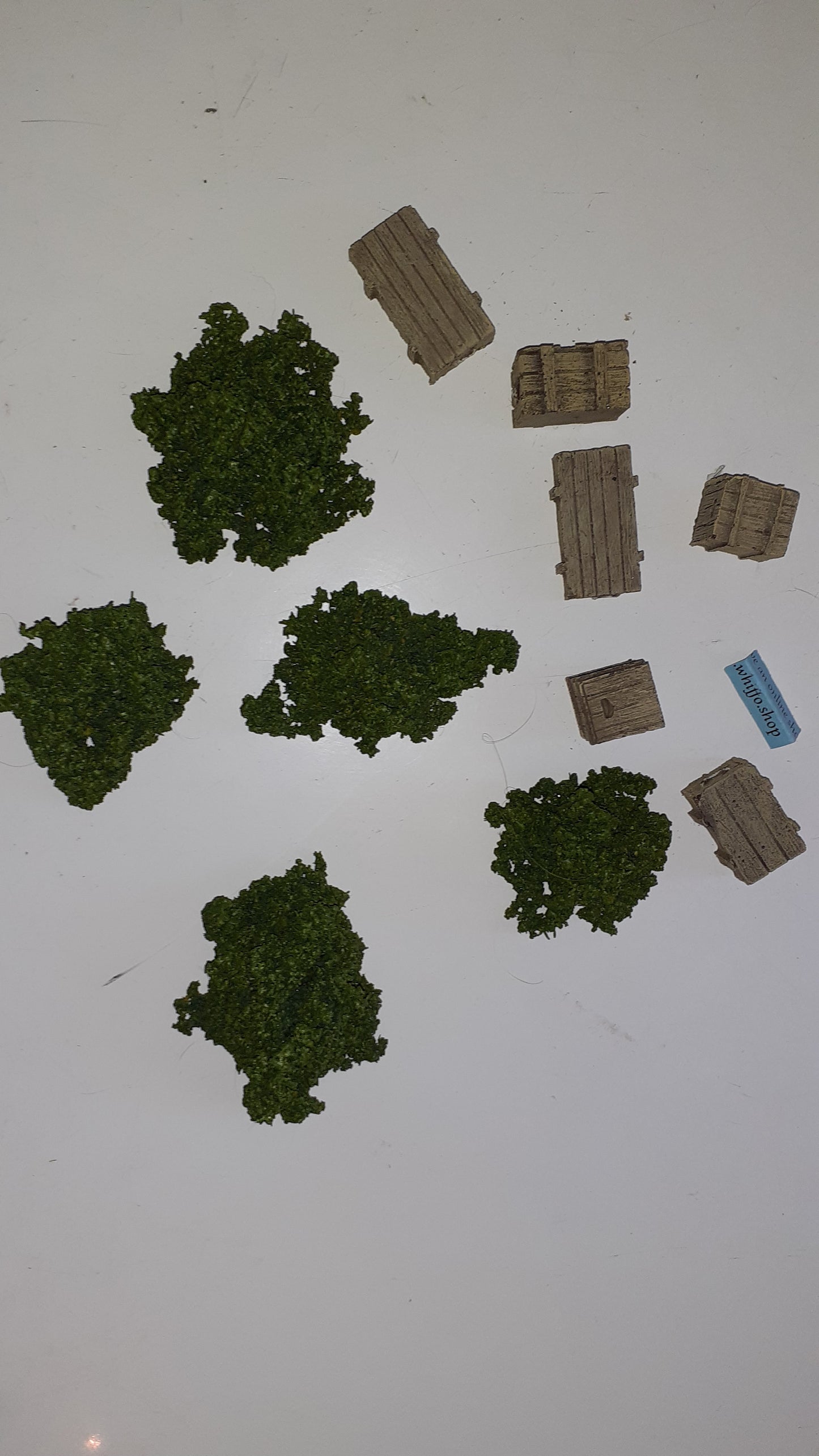 Jg Miniatures Bushes Ammo Boxes For Britains Ww1 Ww2 Zulu War No box 1:30 Wb