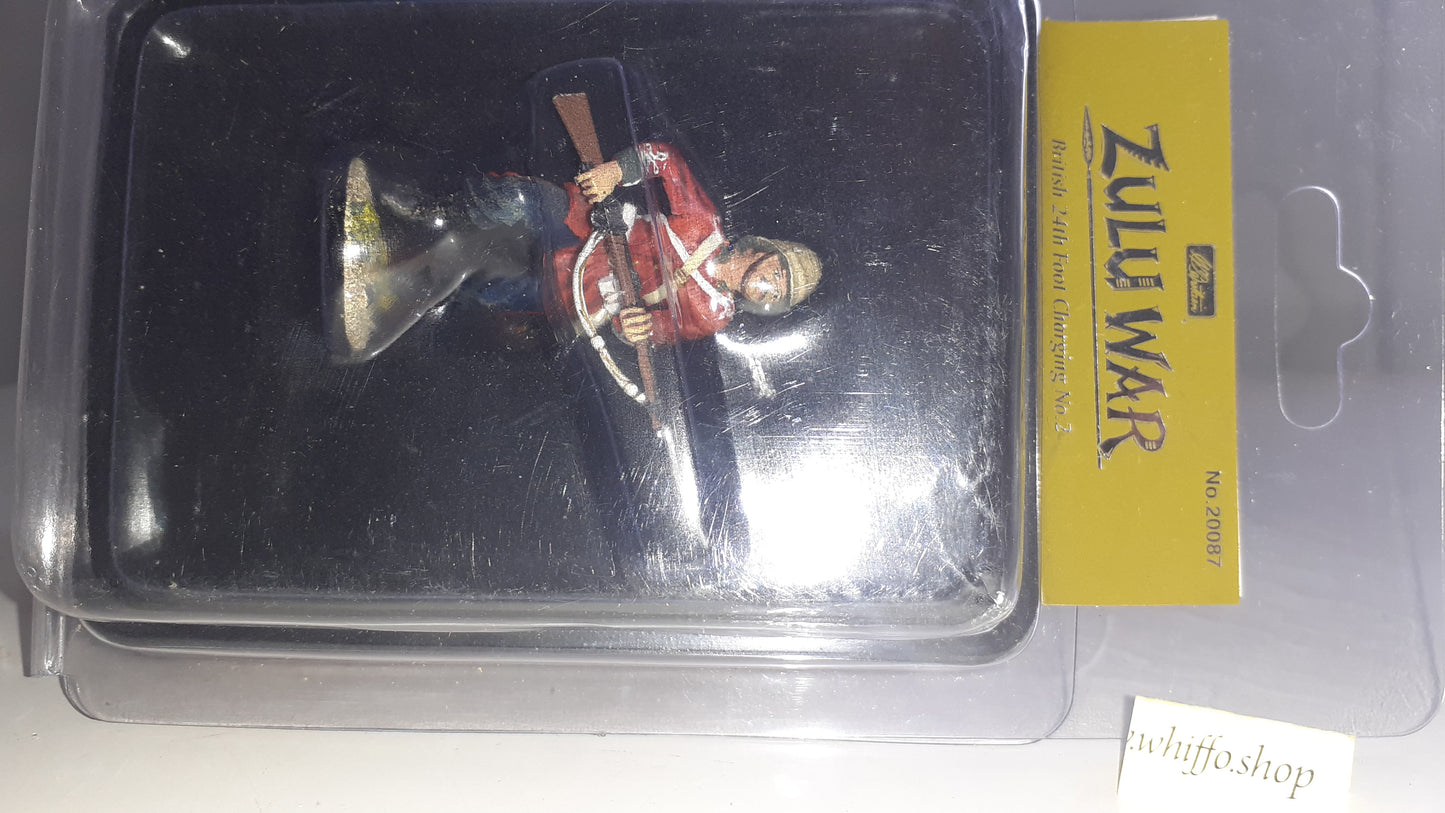 Britains 20087 Zulu wars 24th Foot Charging 1:32 2011 boxed B12