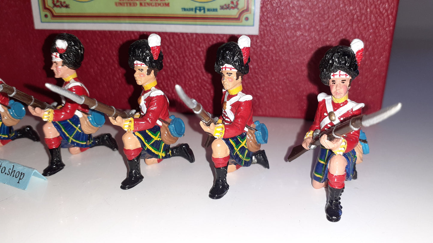 trophy miniatures 1991 Wa19 Gordon highlanders Waterloo Napoleonic 1:32 Box S854