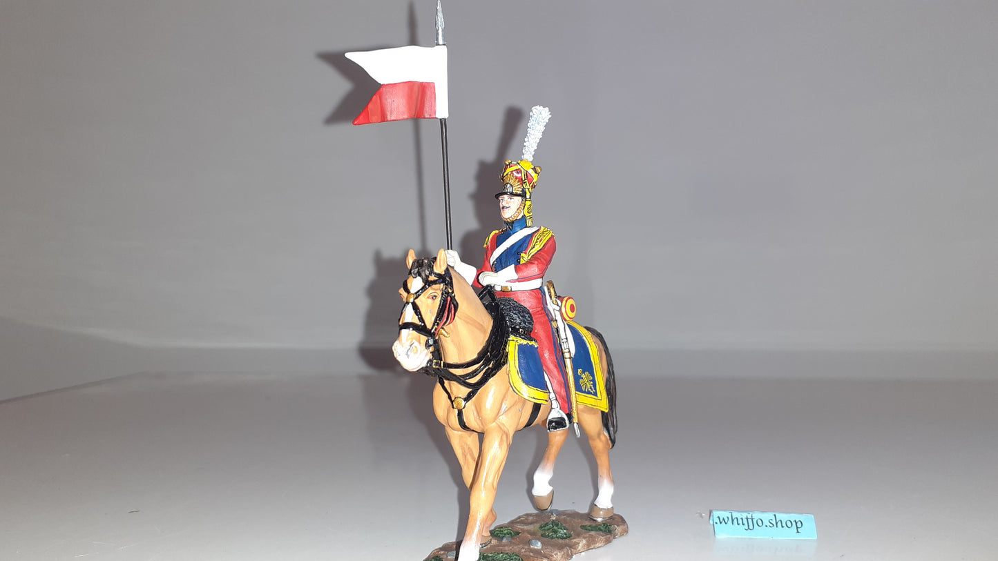 King and country Na159 Dutch Lancer Napoleonic Waterloo walking horse for sale box Wb