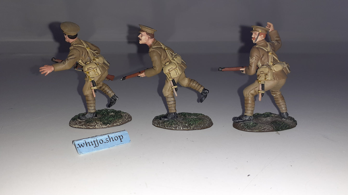 Britains ww1 17807 2006 British Infantry Mons Fusiliers 1914 metal boxd S636