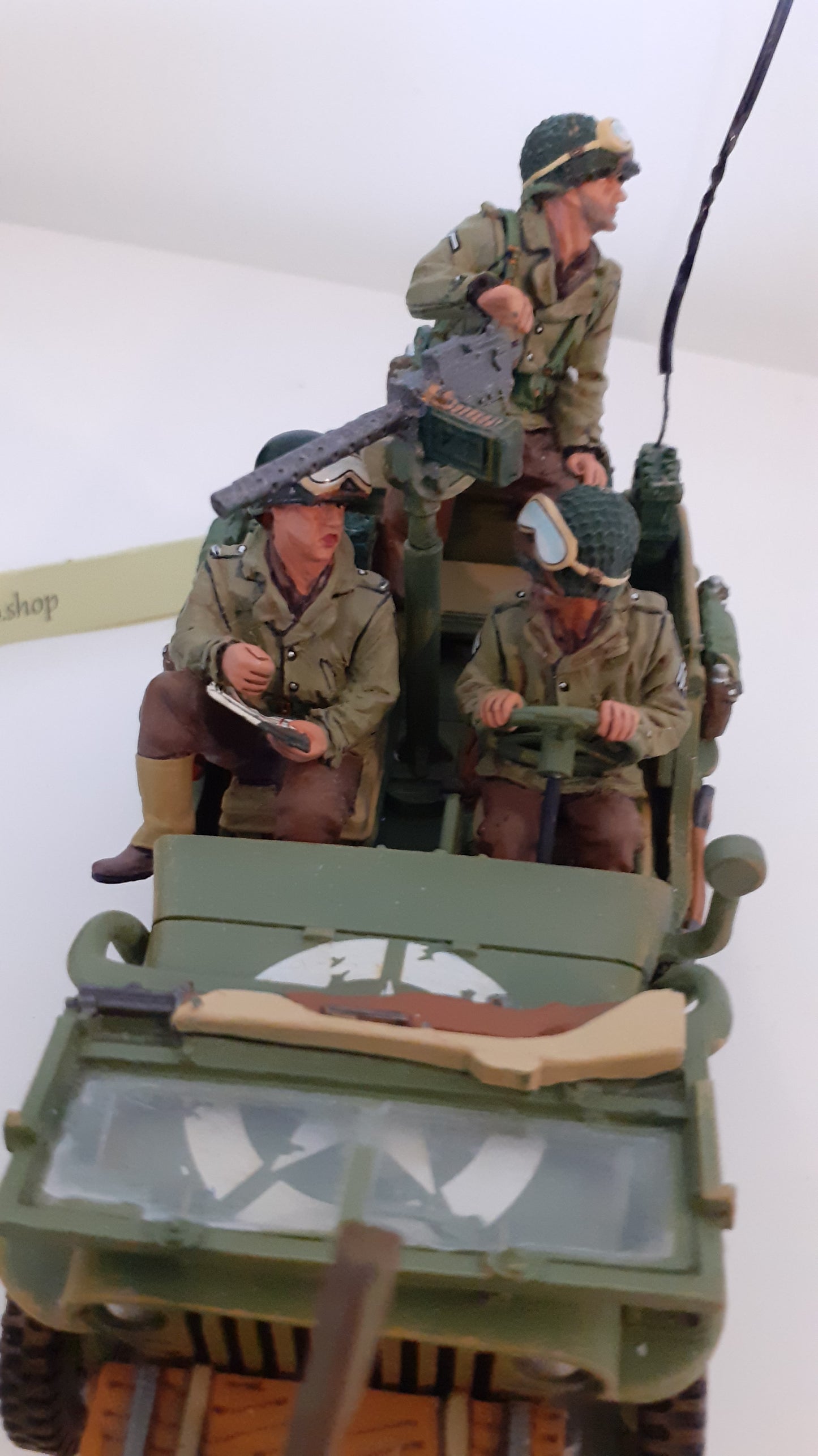 King and country ww2 US Army Willys Jeep D-day box 1:30 Dd075 Dd75 Wdb