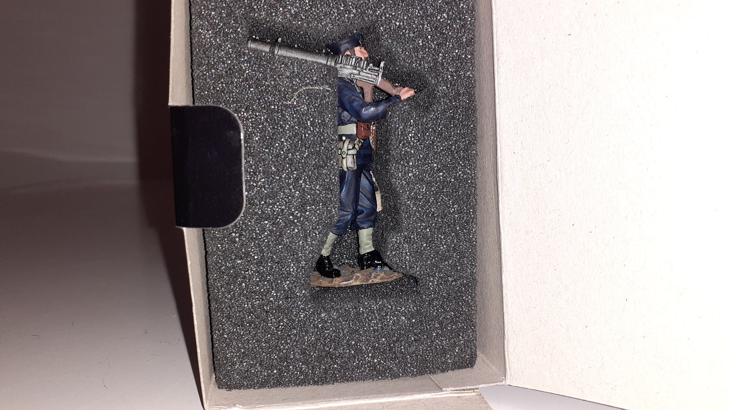King and country Ww2 Royal Navy Sailor Lewis Gun Fob49 Fob049 boxed 1:30 Rb