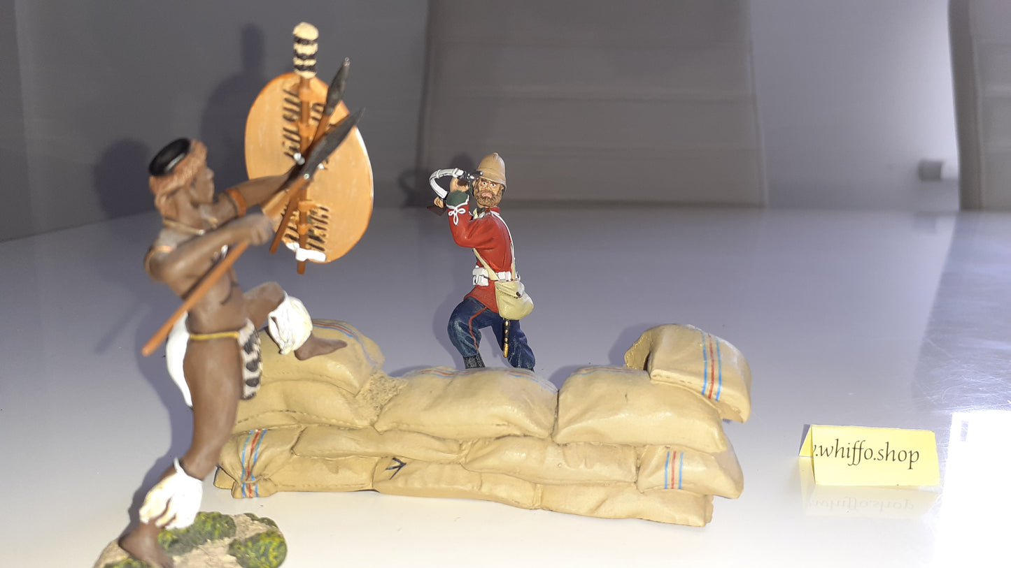 Britains Zulu War 20029 24th Foot Defending Wall Ltd Issue metal boxed 2009 Wdb
