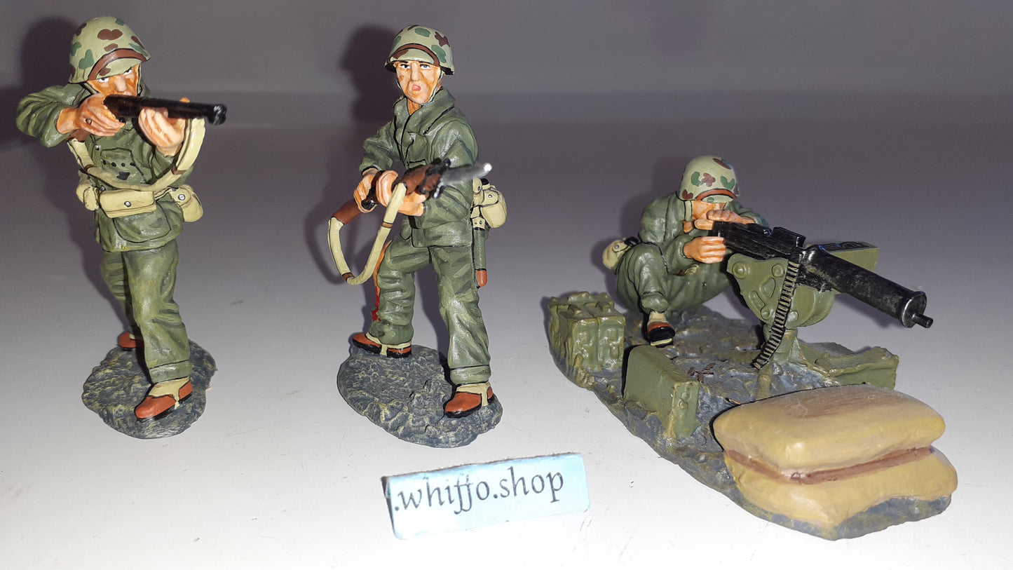 King and country ww2 iwj18 50 Cal usmc iwo jima boxed 2001 S562