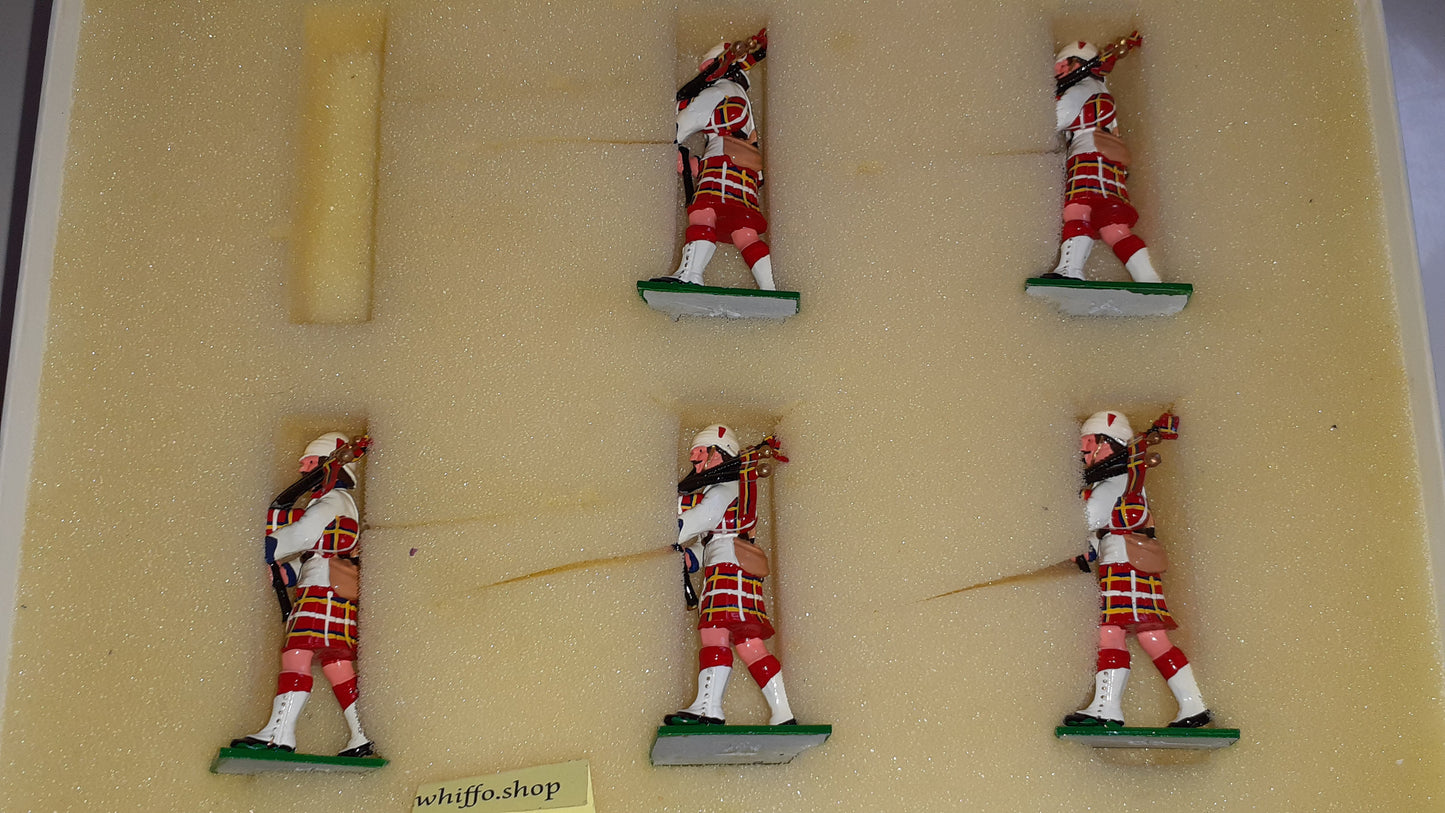 trophy miniatures 1991 Black Watch Pipers Sudan Egypt Boer Highlanders 1:32 s231