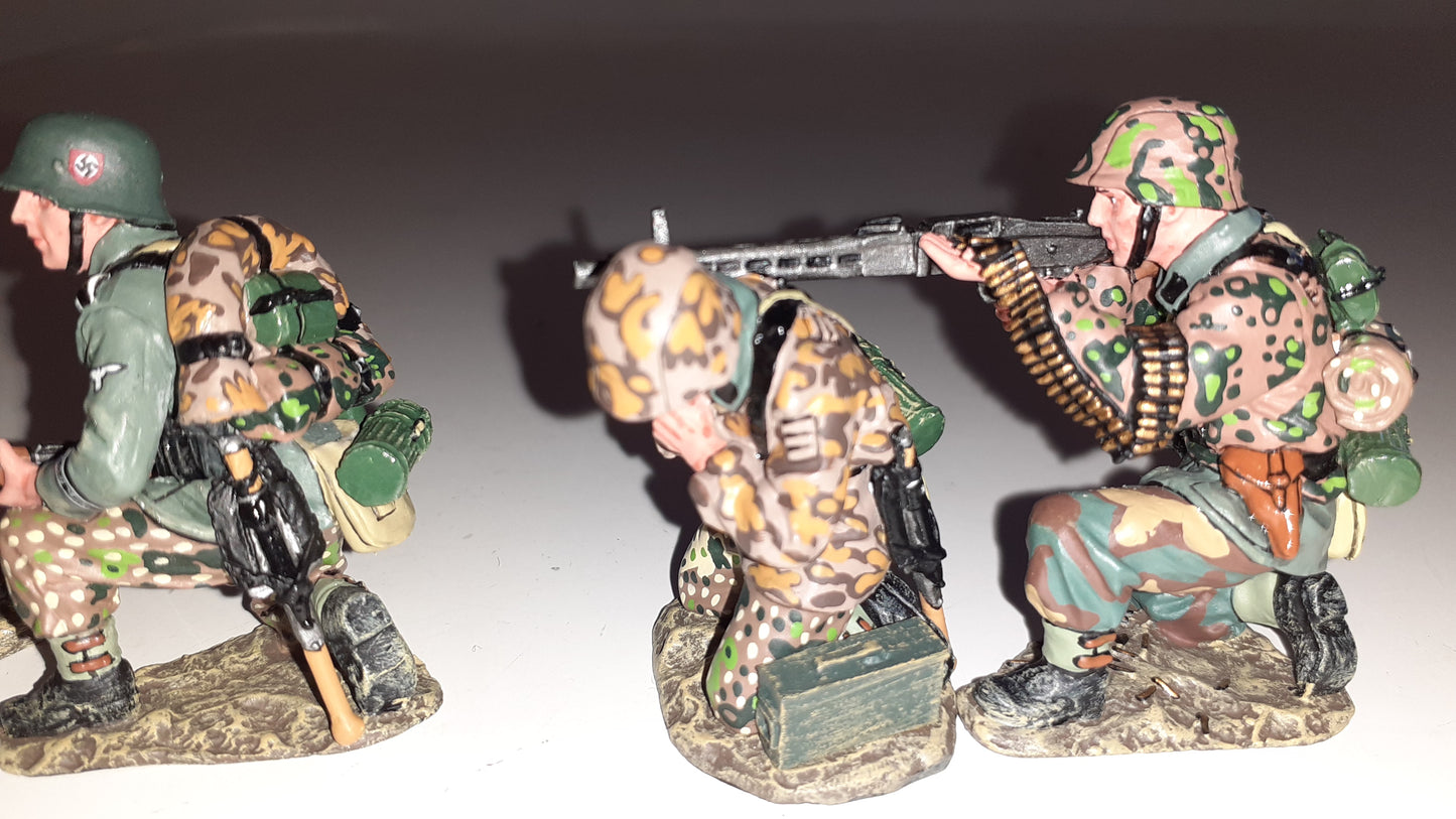 king and country wss51 ww2 German 1944 Mg42 Group 2003 1:30 metal Wdb97