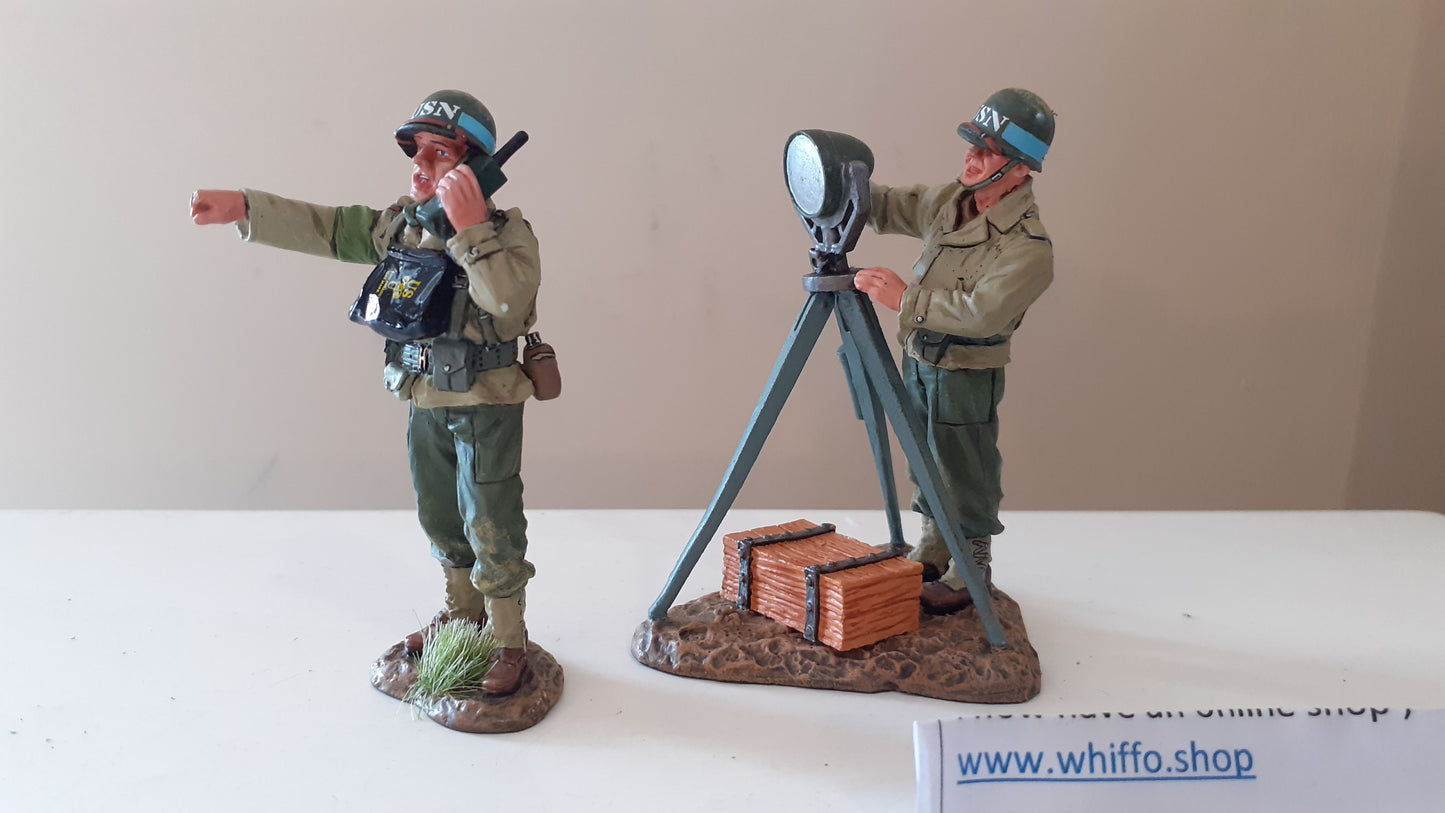 King and country Dd132 Ww2 D-day Us Navy Beach Master boxed Wb