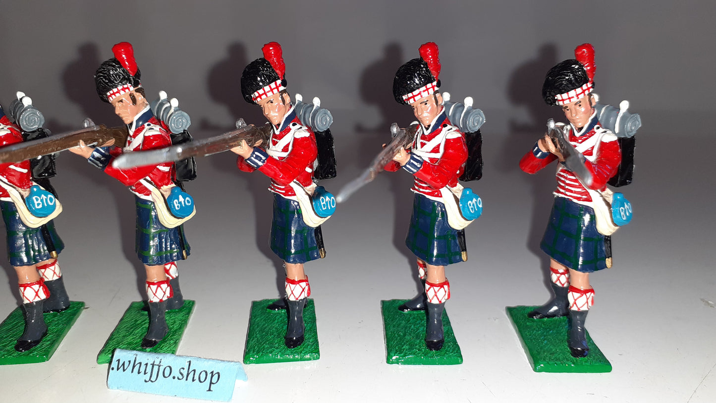 Little Legion Napoleonic Waterloo 42nd Black Watch Highlanders Wb9 Box 1:32 S645