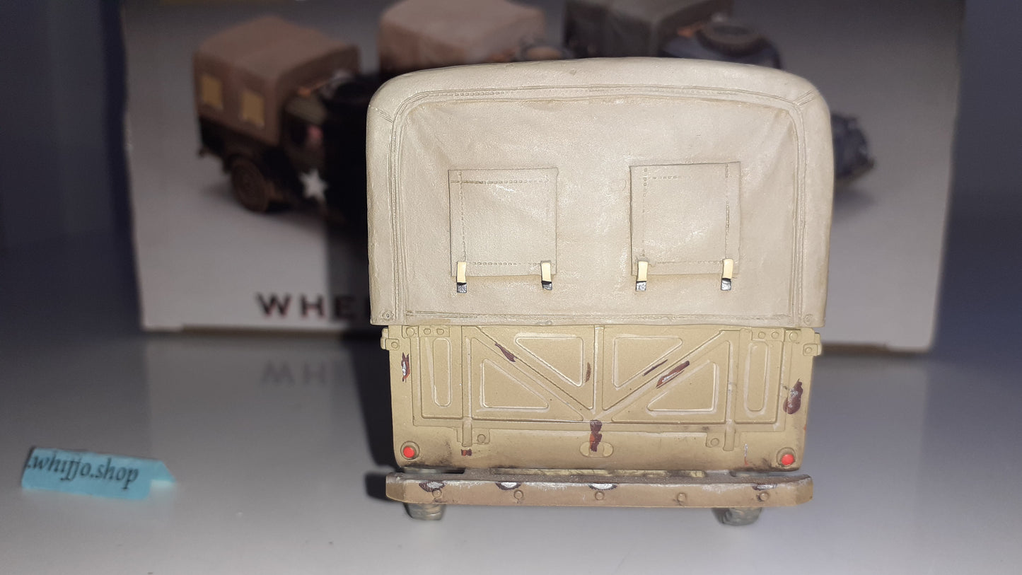 King and country 2010 ww2 8th Army Austin Light Truck box 1:30 Ea056 S169