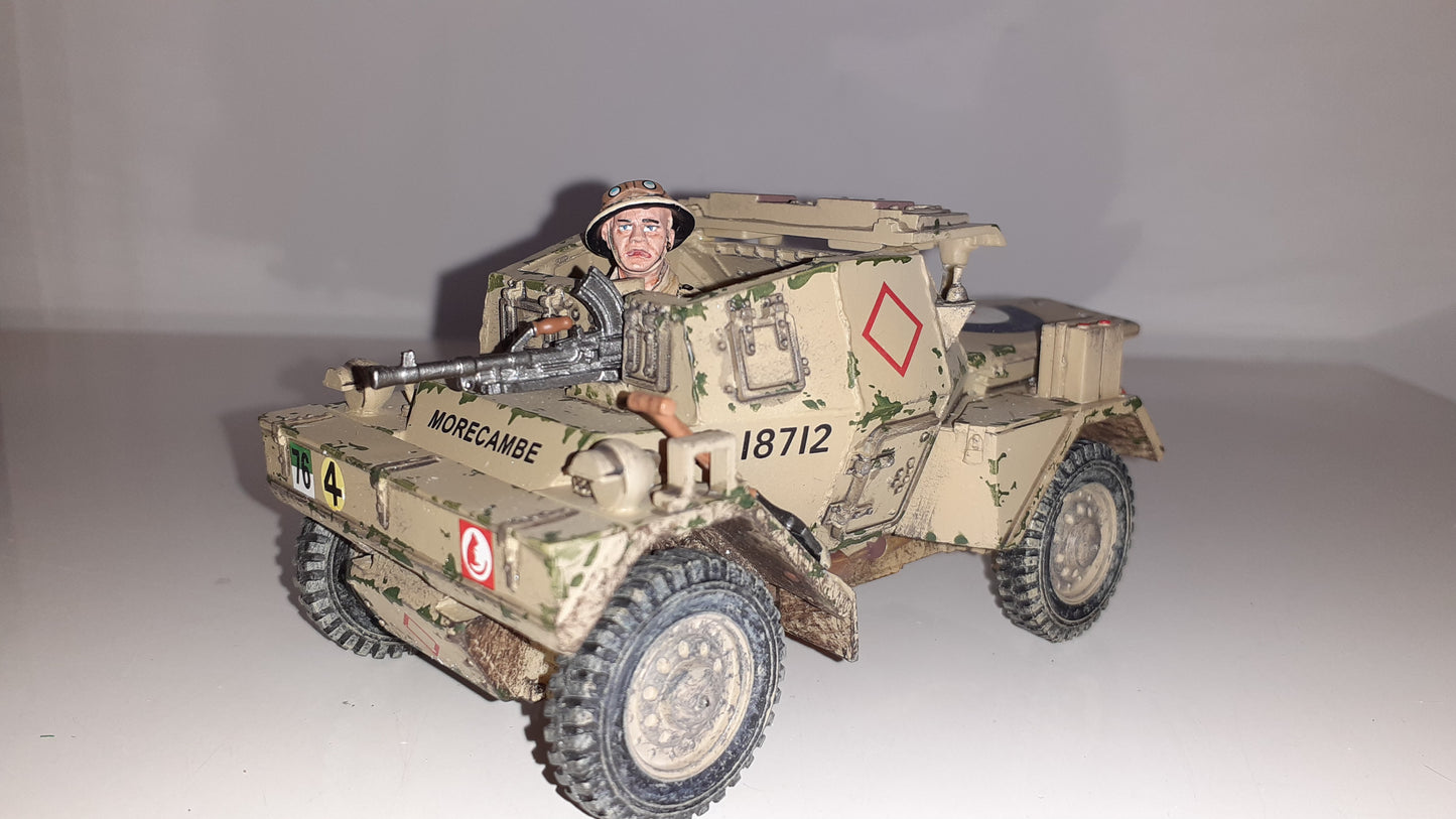 King and country ww2 Ea66 8th army Desert Dingo Daimler Tank boxed 2012 Wdb1