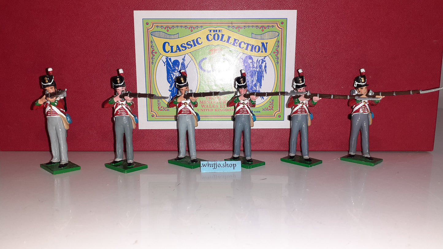 trophy miniatures 1991 British Infantry 69th Napoleonic Wa3 1:32 metal box S2