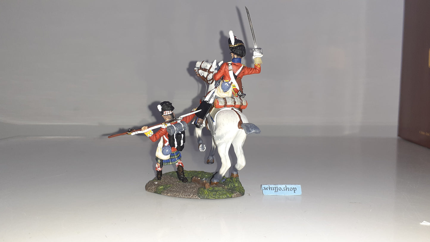 Britains 36064 Napoleonic Scots Grey Gordon Highlander waterloo 2009 1:32 S754