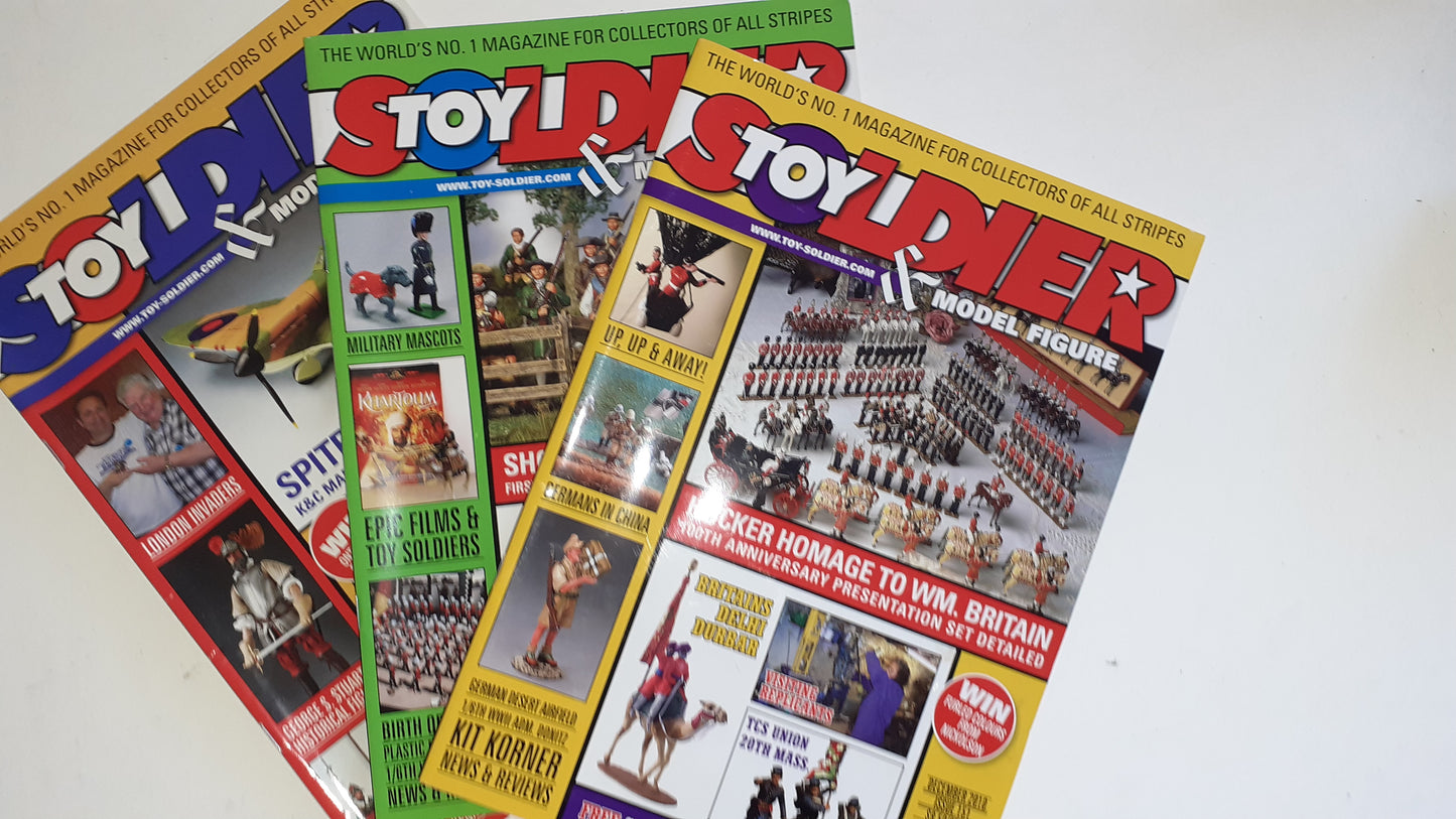 King and country Toy Soldier Magazine 3 Mags 2010 Oct Nov Dec 149 150 151 S7