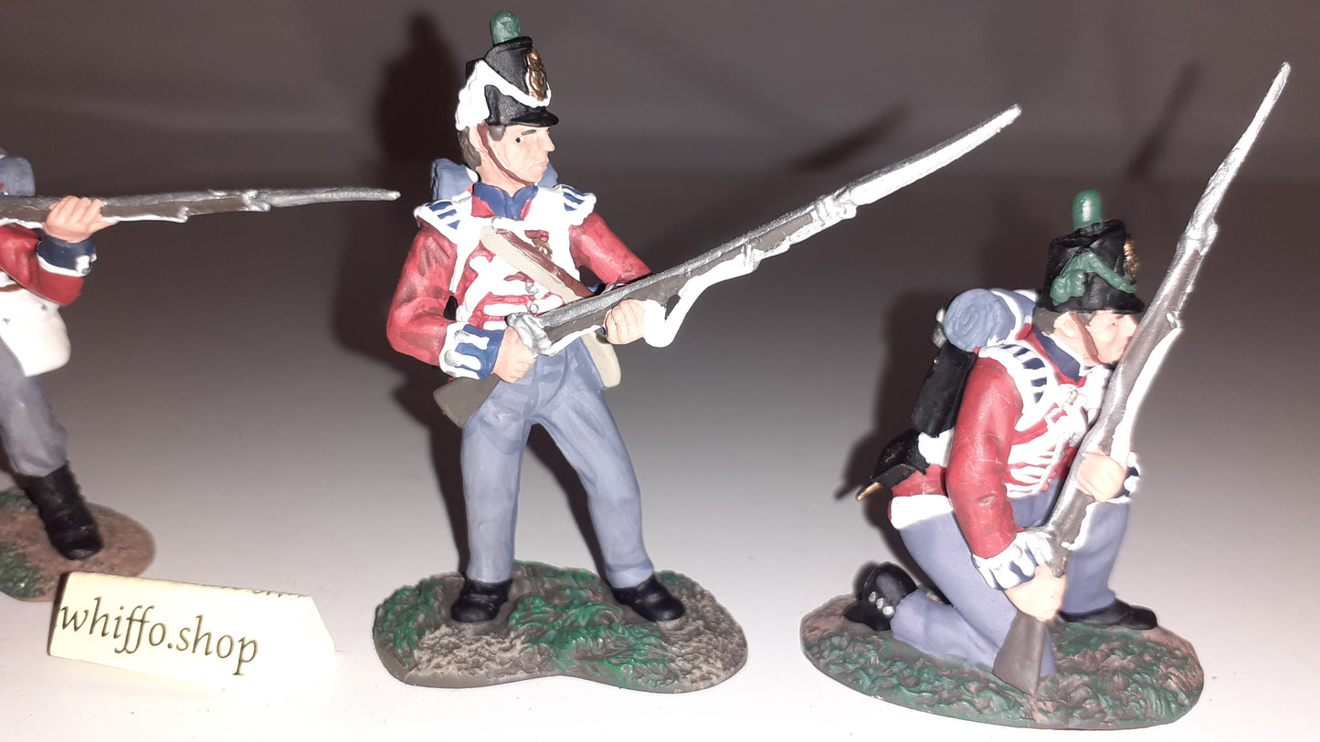 Britains 00150 1999 Waterloo Napoleonic Coldstream Guards Defending 1:32 s835