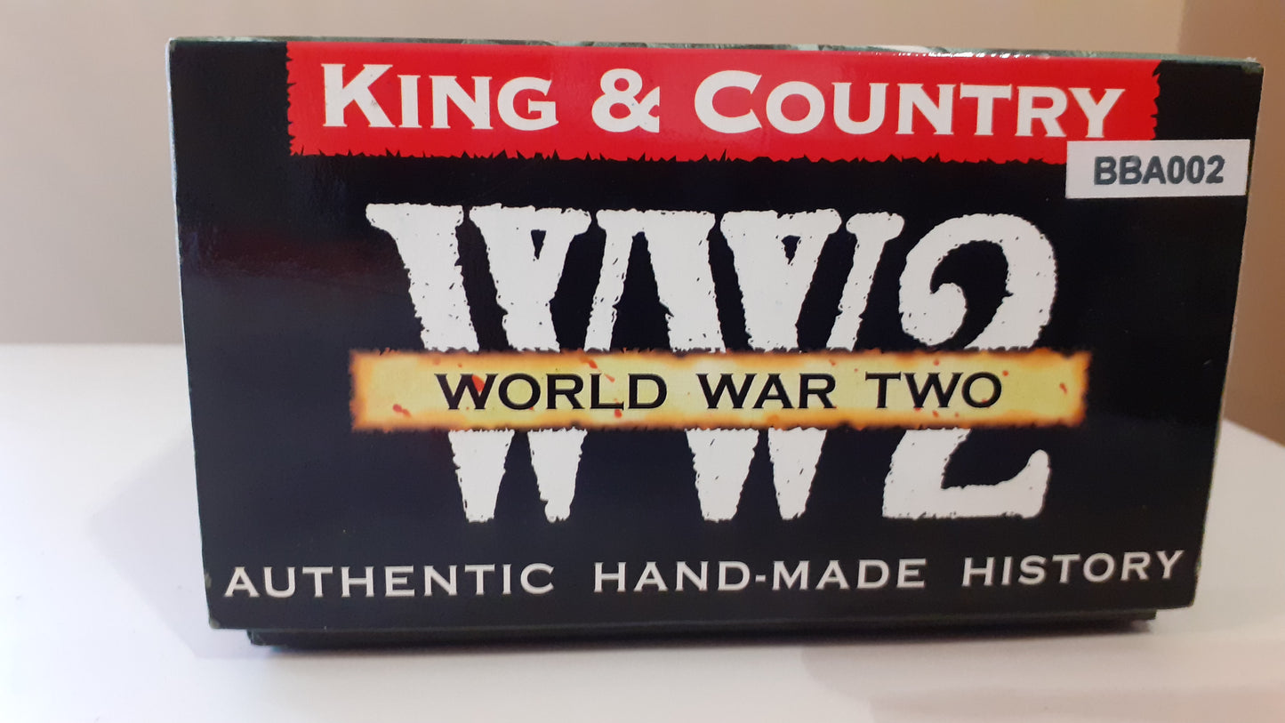 king and country bba002 ww2 us infantry bastogne bulge 1:30 metal boxed 2004