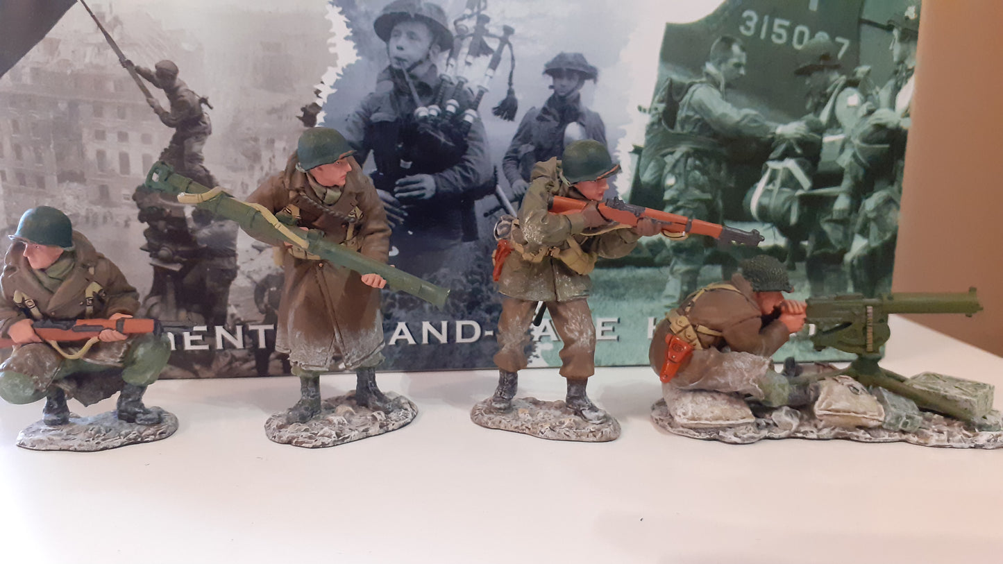 king and country bba002 ww2 us infantry bastogne bulge 1:30 metal boxed 2004