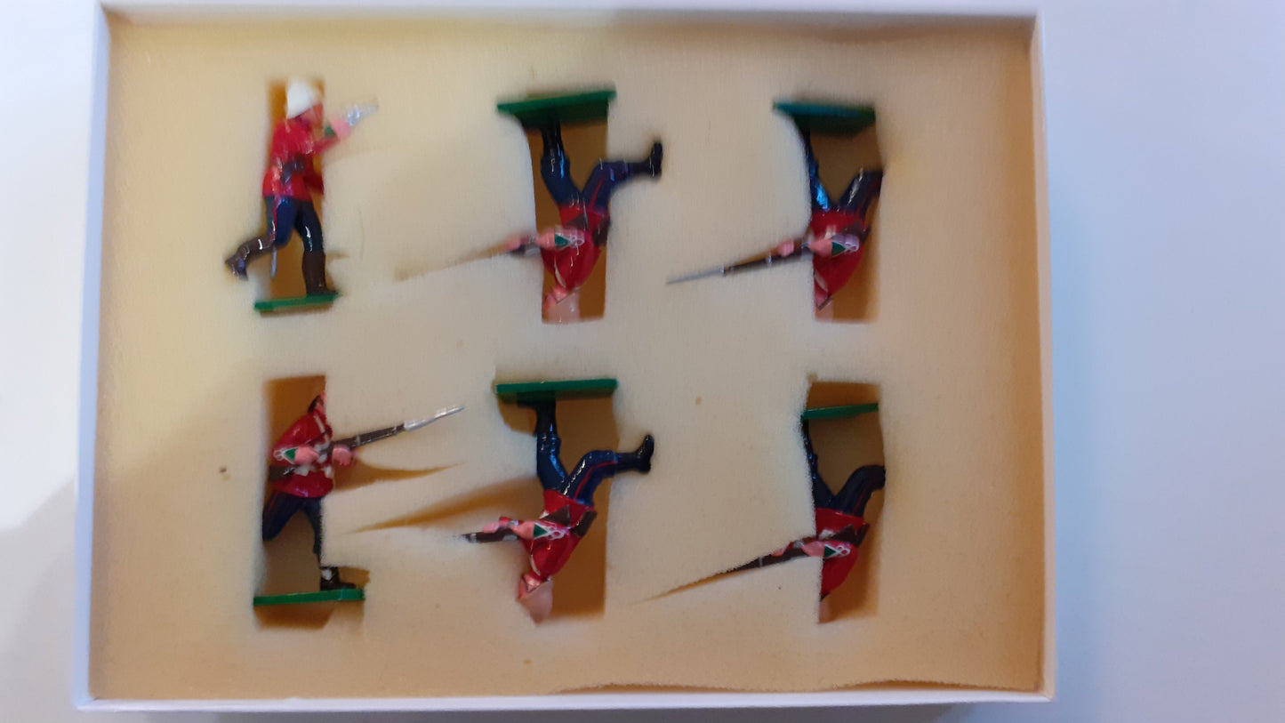trophy miniatures early 1991 zulu war 24th foot zs12a 1:32 metal boxed