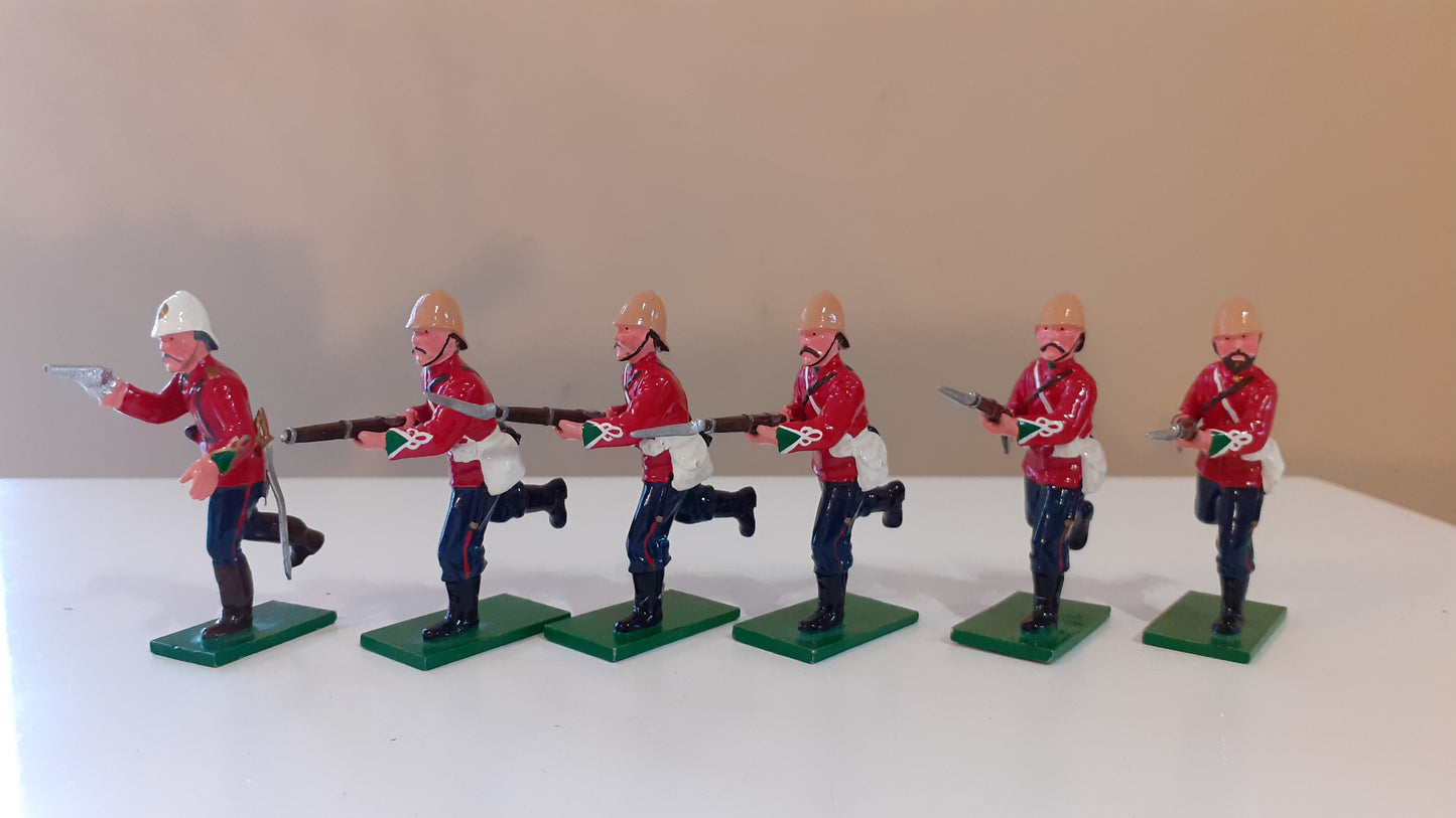 trophy miniatures early 1991 zulu war 24th foot zs12a 1:32 metal boxed