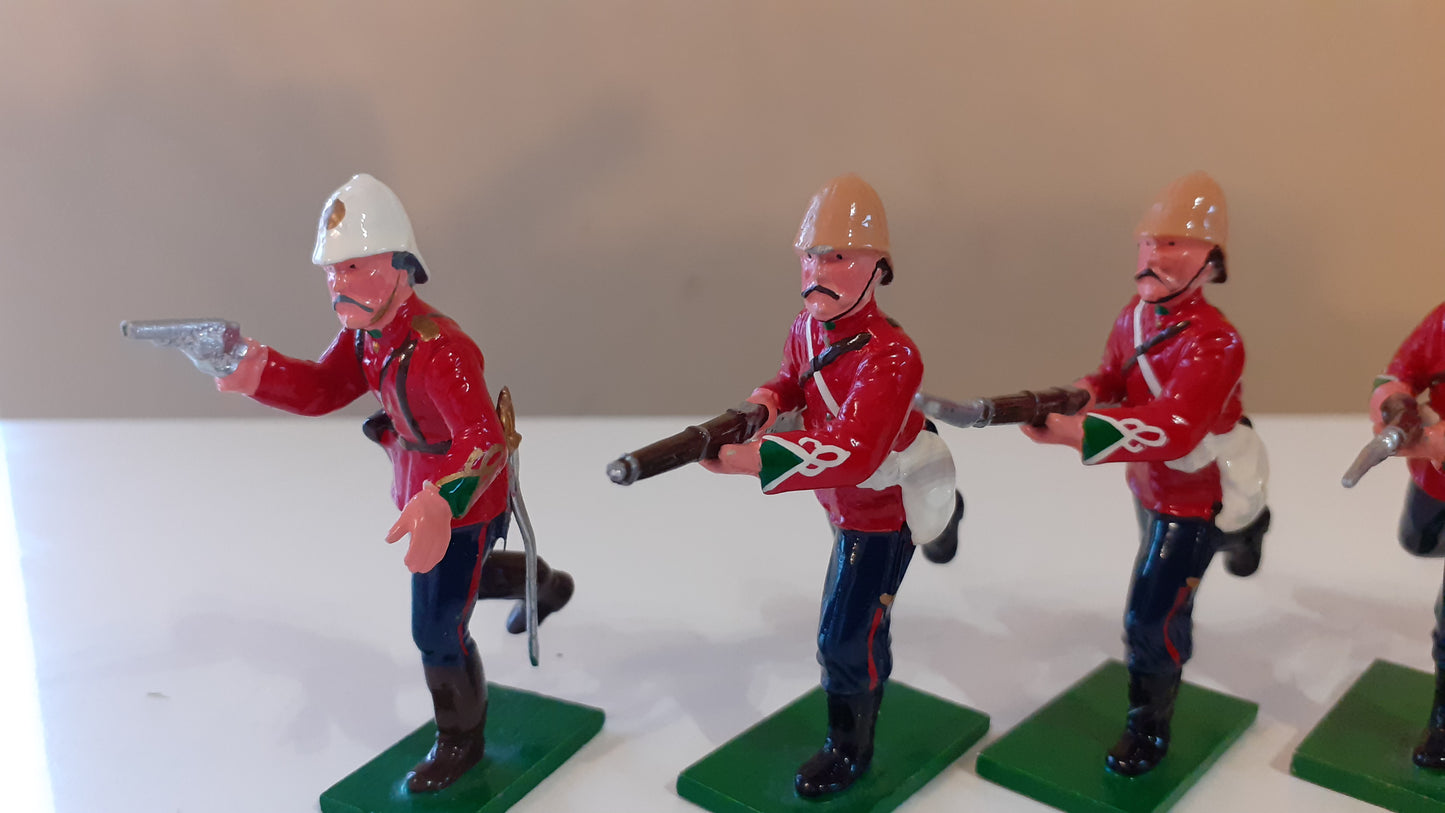 trophy miniatures early 1991 zulu war 24th foot zs12a 1:32 metal boxed