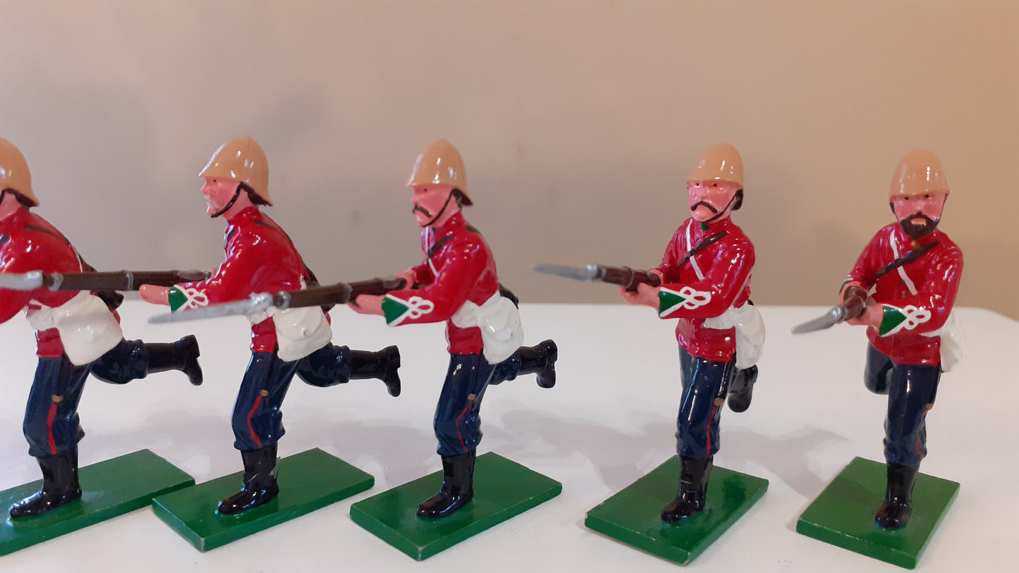 trophy miniatures early 1991 zulu war 24th foot zs12a 1:32 metal boxed
