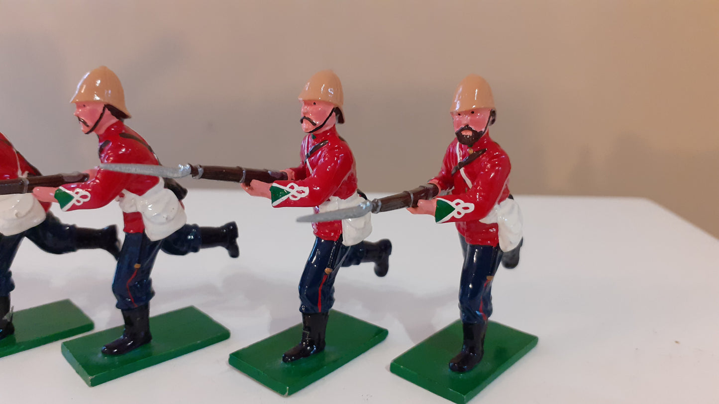 trophy miniatures early 1991 zulu war 24th foot zs12a 1:32 metal boxed