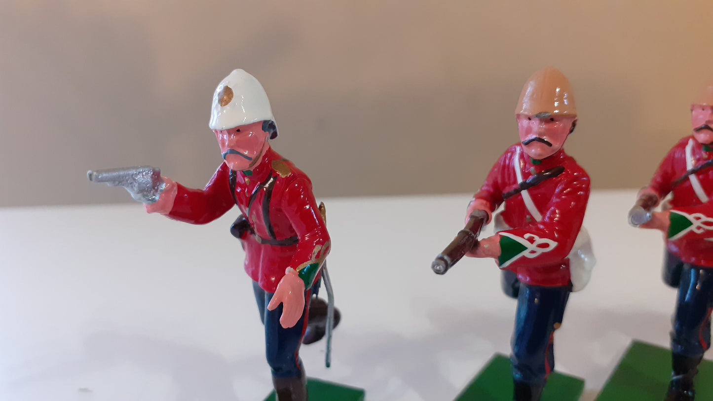 trophy miniatures early 1991 zulu war 24th foot zs12a 1:32 metal boxed