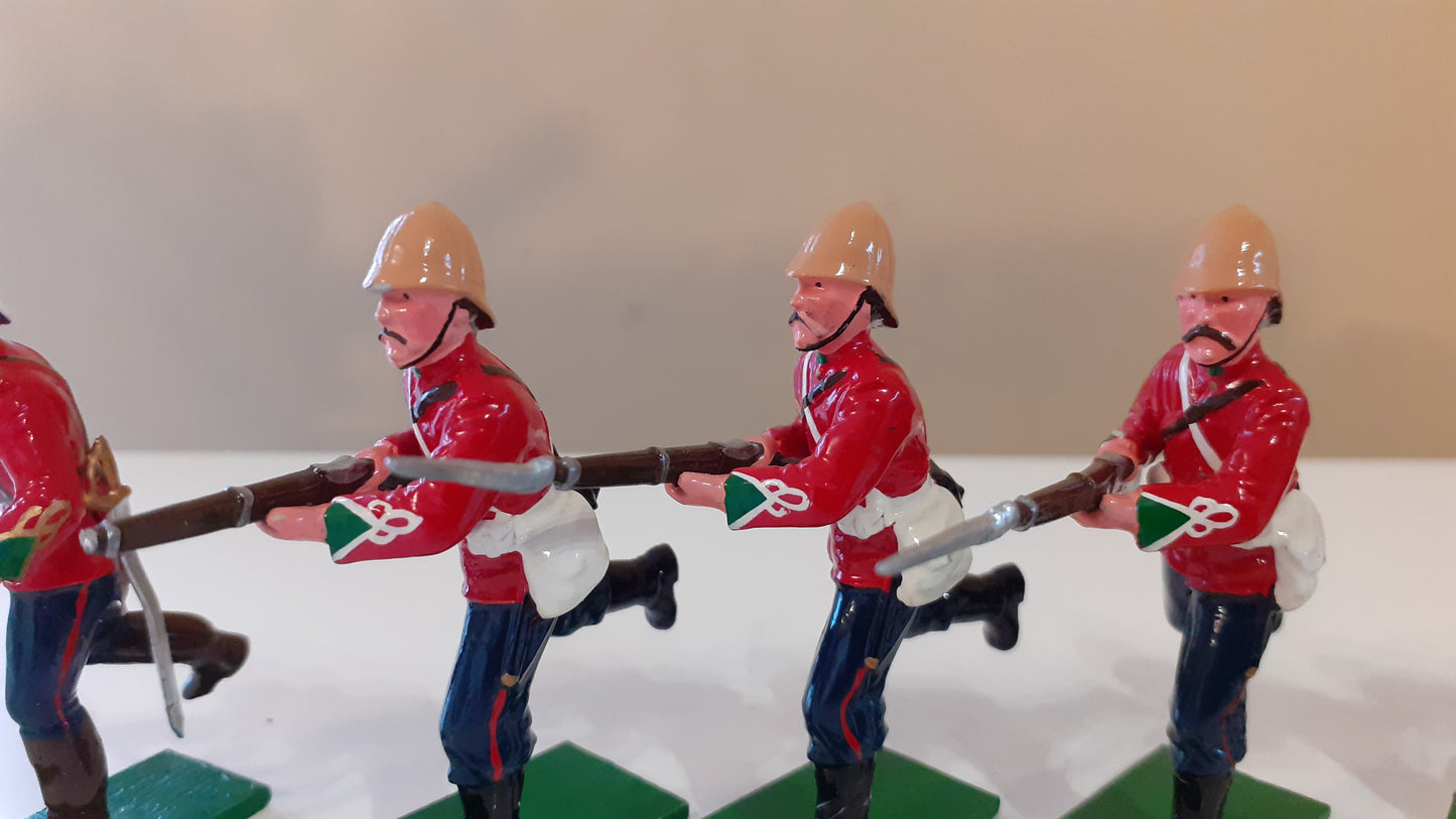 trophy miniatures early 1991 zulu war 24th foot zs12a 1:32 metal boxed