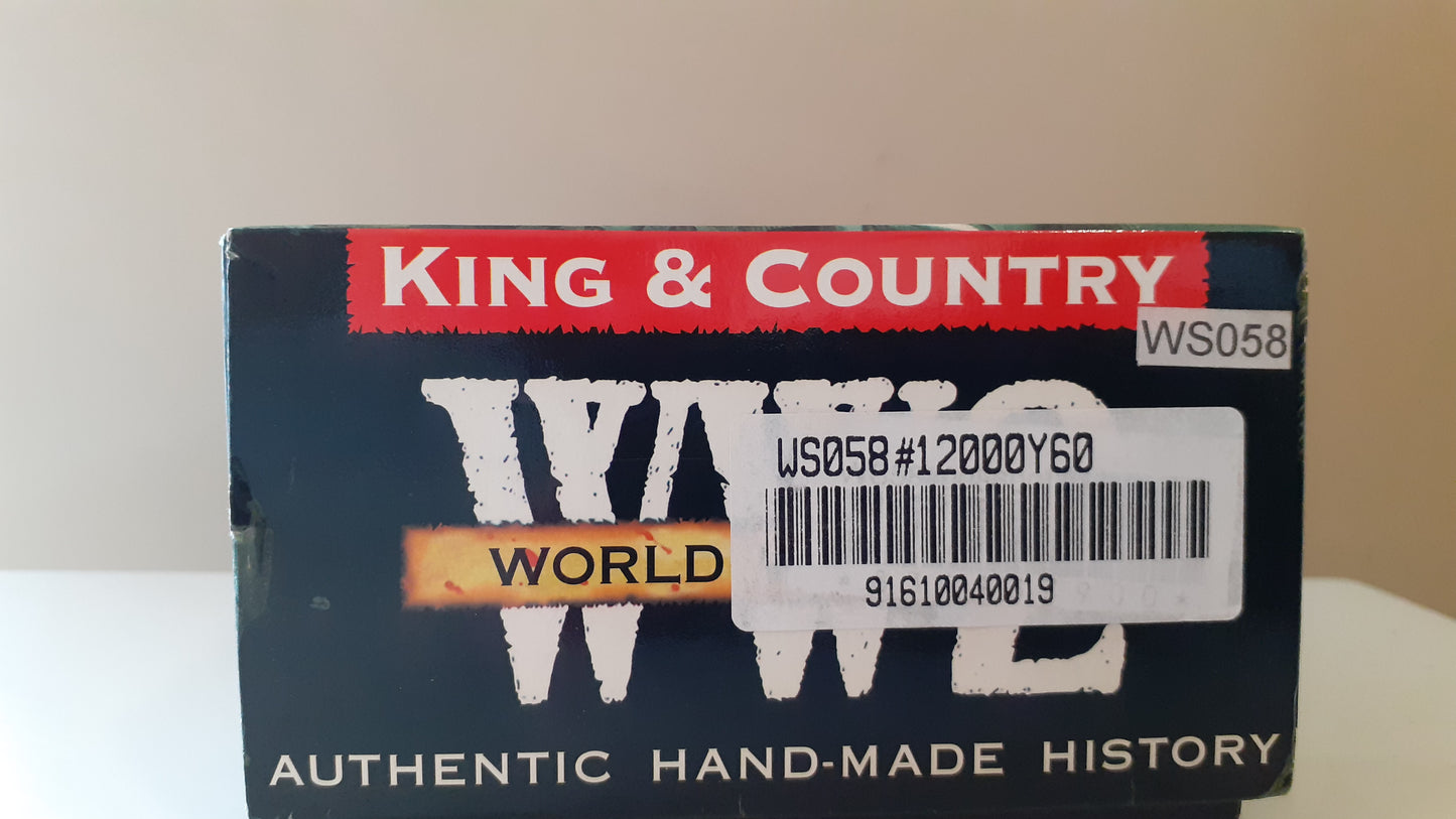 king and country wss58 ws58 ws058 ww2 german waffen mg42 1:30 metal boxed 2004