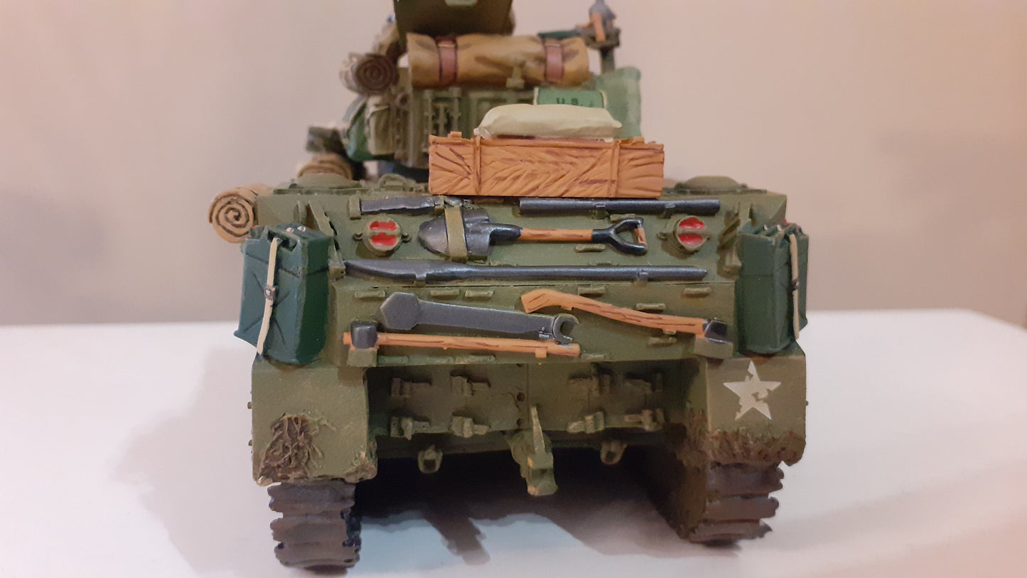 King and country Ww2 us army m5 light stuart tank 1:30 dd067 wdb
