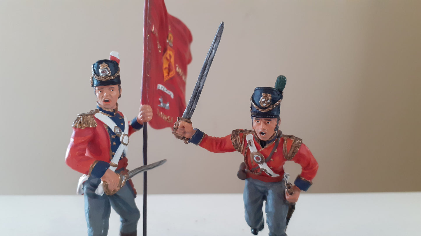 Britains 00149 napoleonic waterloo coldstream guards command set
