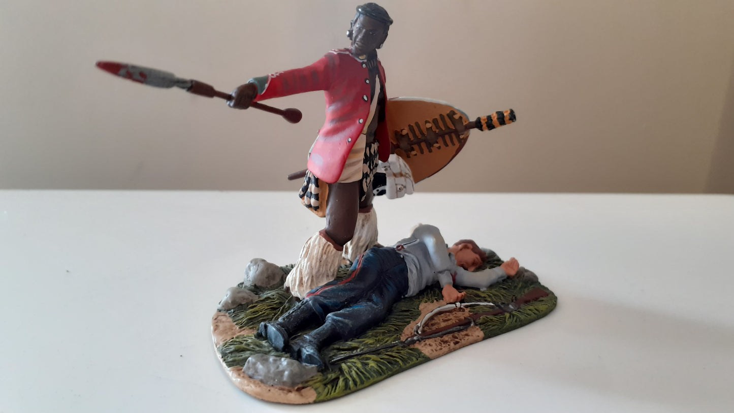 Britains 20040 Zulu wars 24th foot 1:32 metal washing spears limited boxed wdb