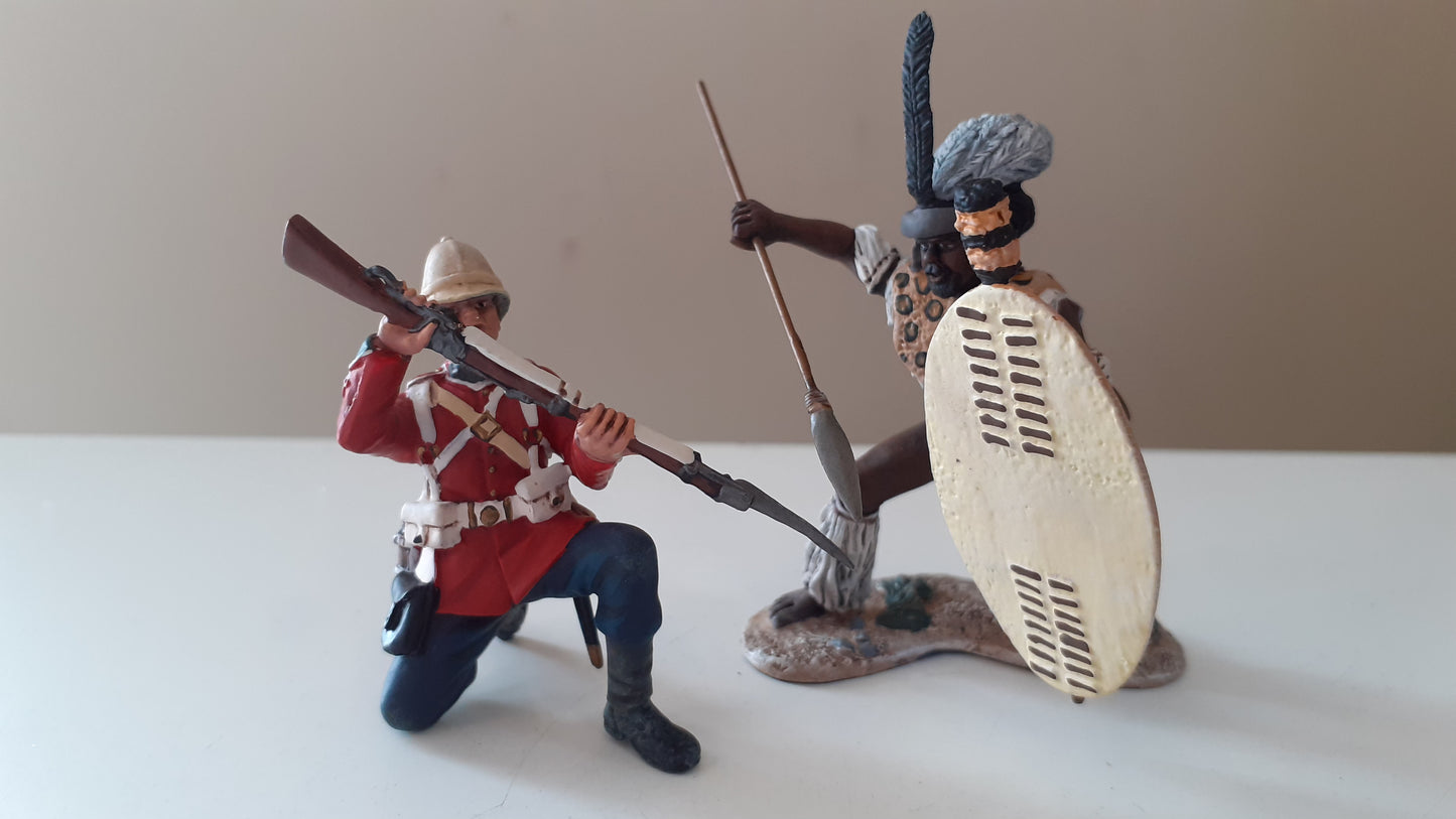 Britains 20180 Zulu wars 24th foot 1:32 metal no you dont boxed wdb
