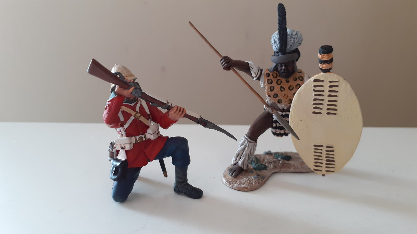 Britains 20180 Zulu wars 24th foot 1:32 metal no you dont boxed wdb