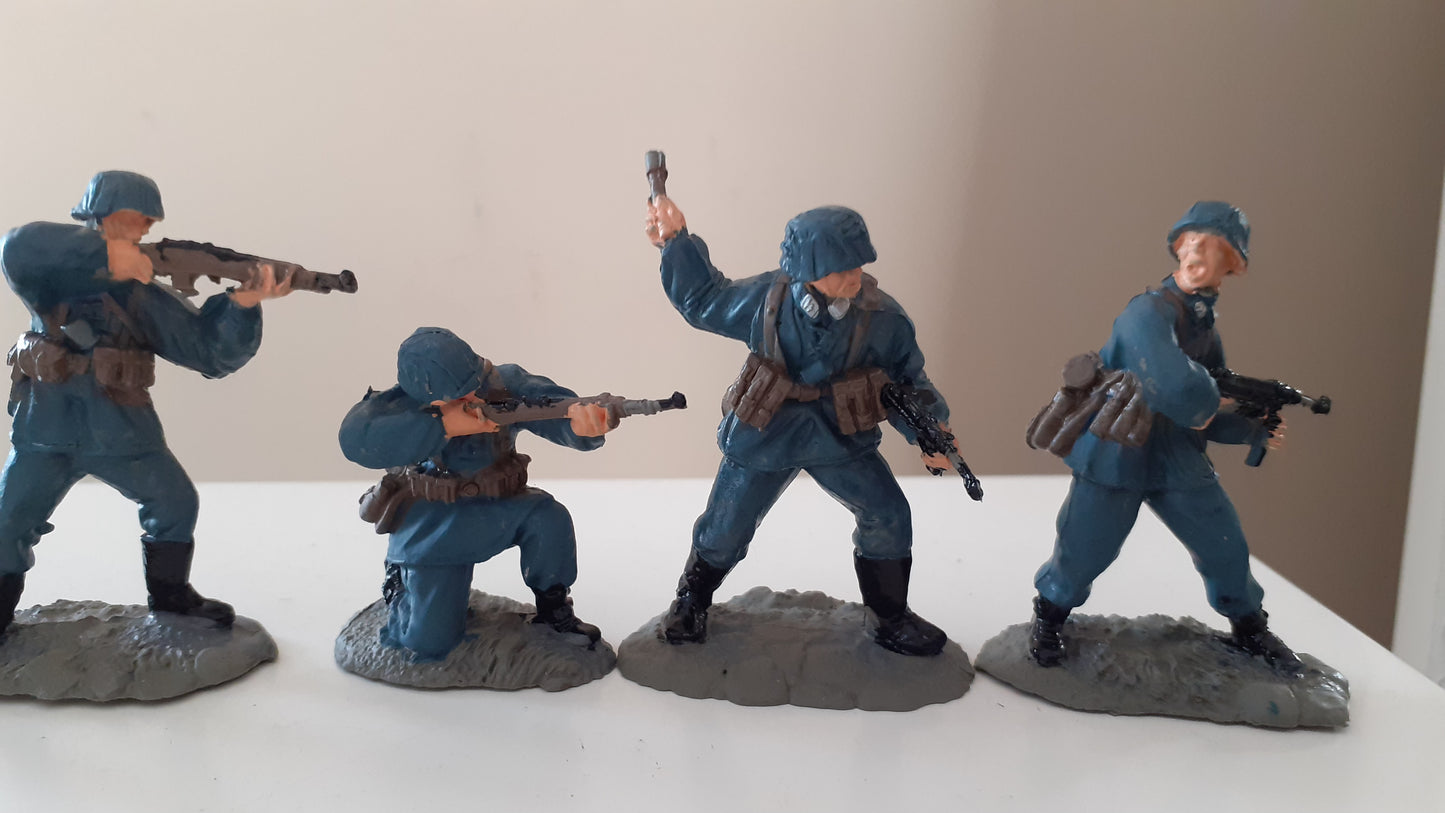 Conte airfix compatible plastic ww2 21 german infantry no box 1:32 bt