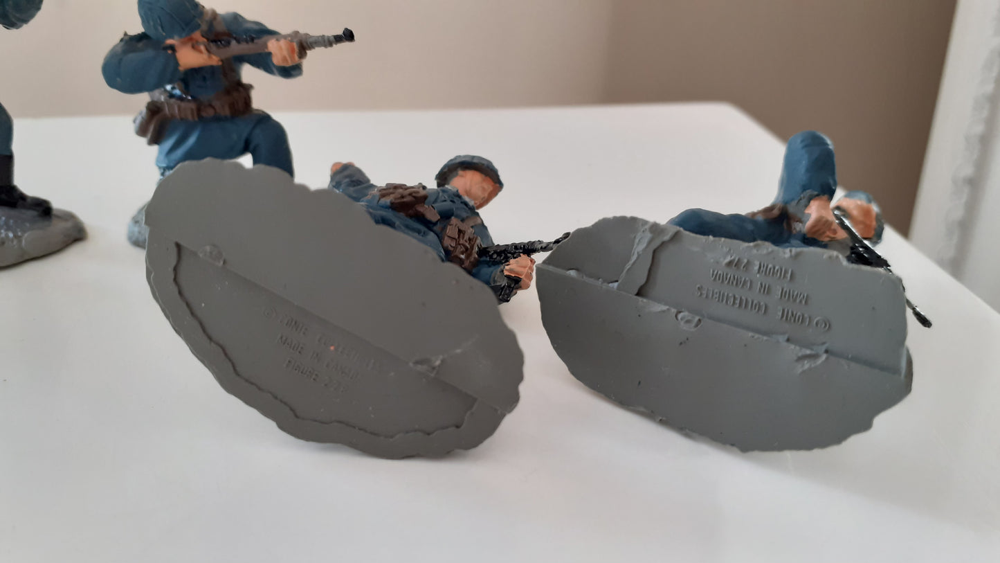 Conte airfix compatible plastic ww2 21 german infantry no box 1:32 bt