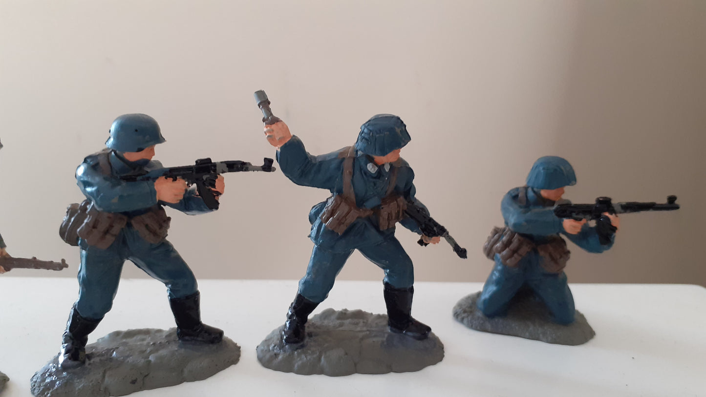 Conte airfix compatible plastic ww2 21 german infantry no box 1:32 bt