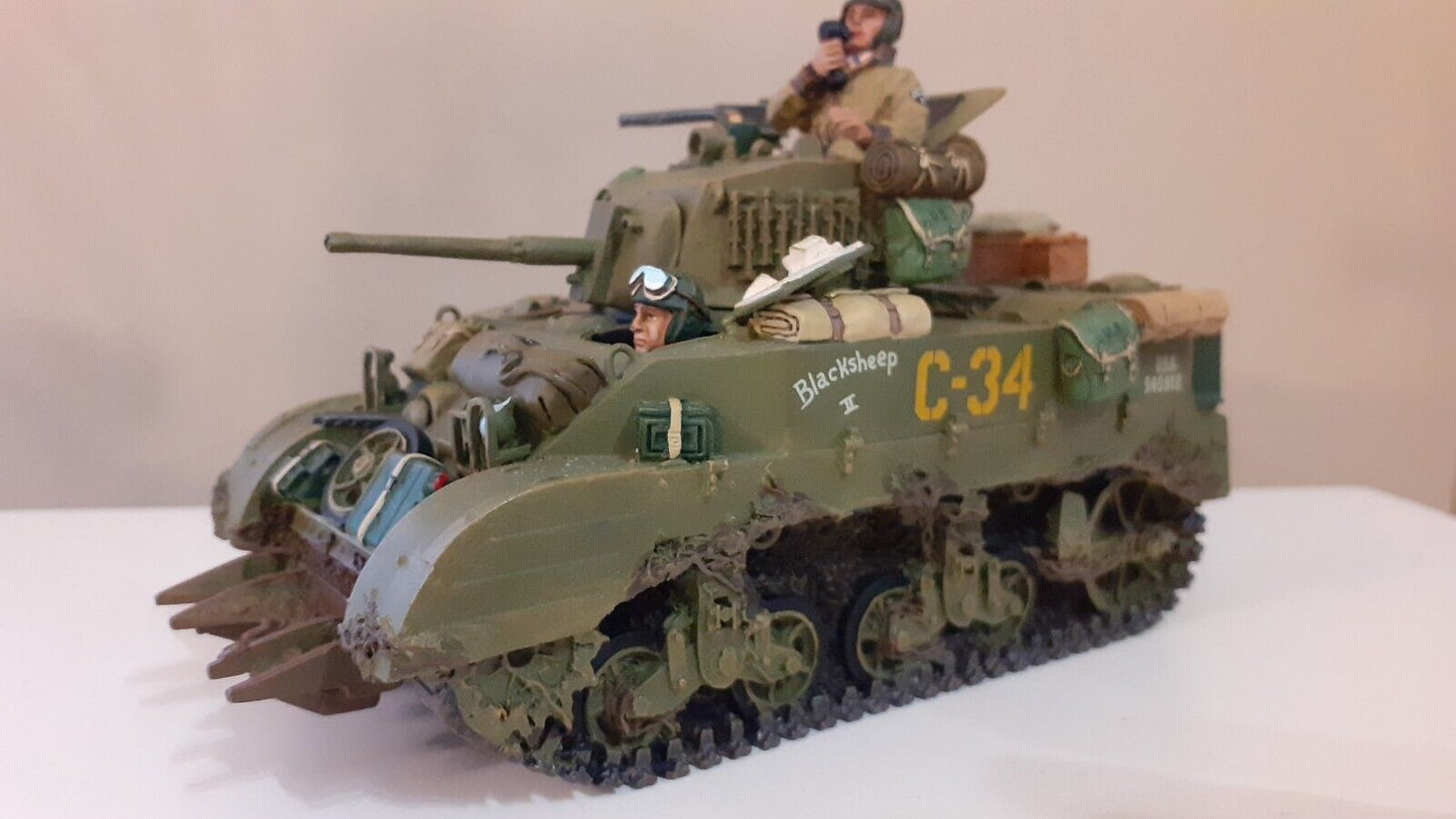 King and country Ww2 us army m5 light stuart tank 1:30 dd067 wdb