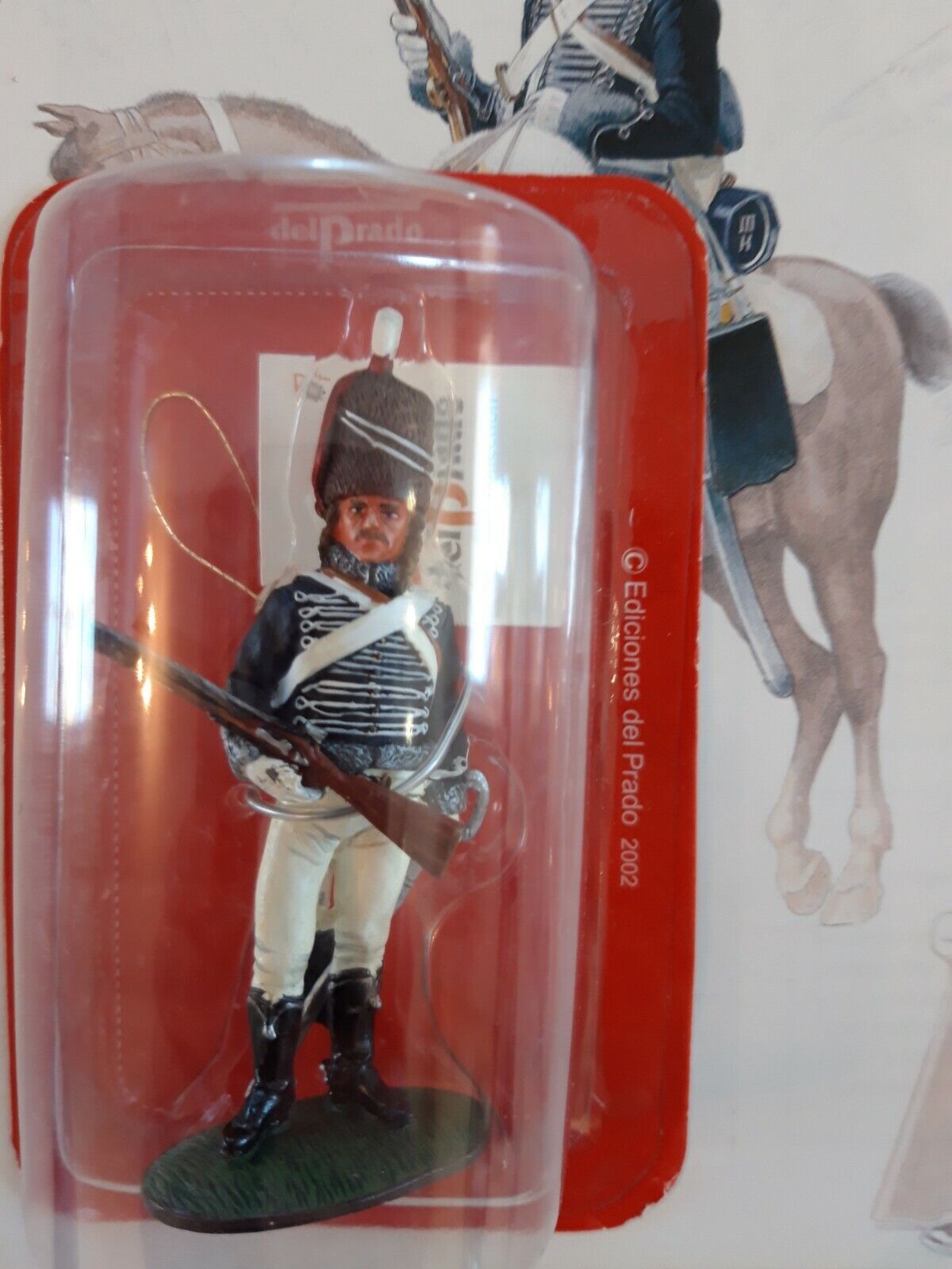 Del prado napoleon at war 38 waterloo 1:30 german hussars mib book