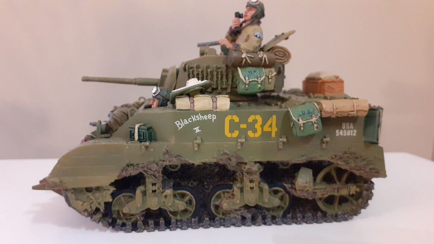 King and country Ww2 us army m5 light stuart tank 1:30 dd067 wdb