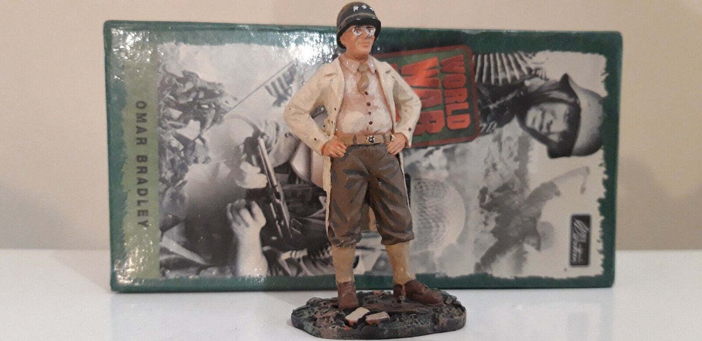 Britains ww2 ww1 00288 general omar Bradley metal 1:32 d-day