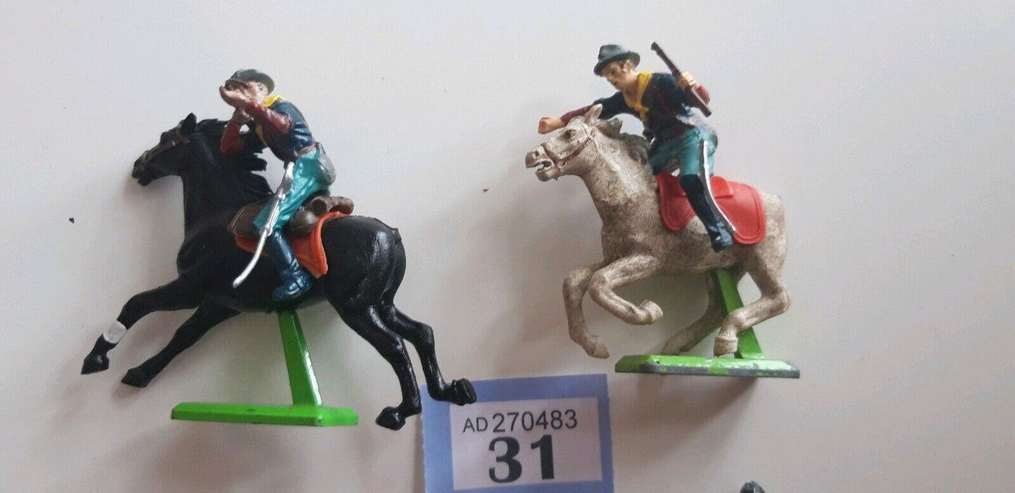 Britains deetail acw wild west 7th cavalry 1:32 b3