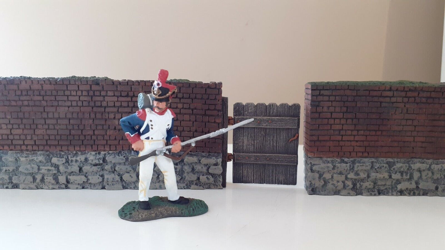 Britains 17909 Napoleonic waterloo hougoumont corners diarama ww2 1:32 d-day