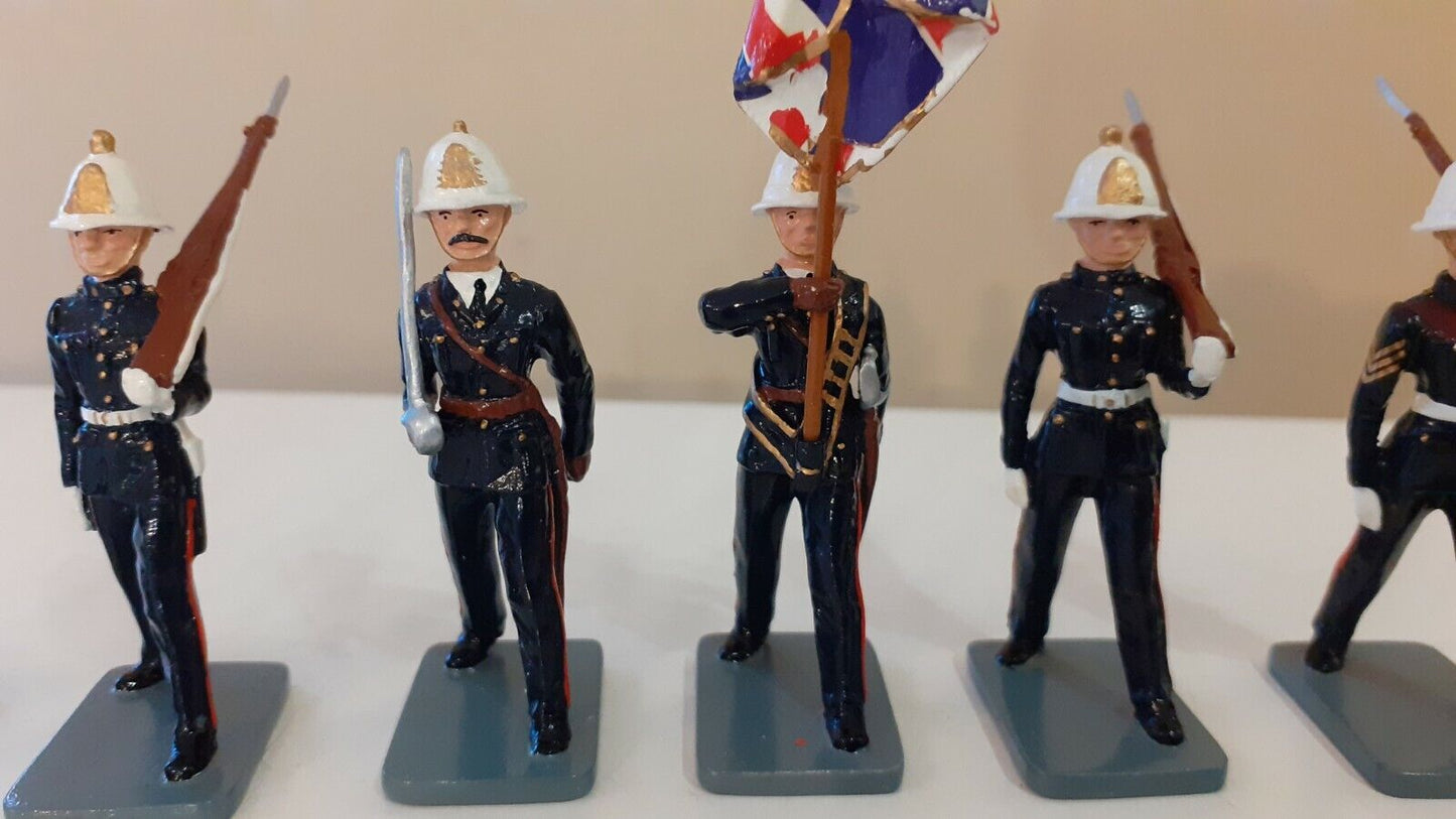 Britains 40338 royal marines colour party 1:32 metal