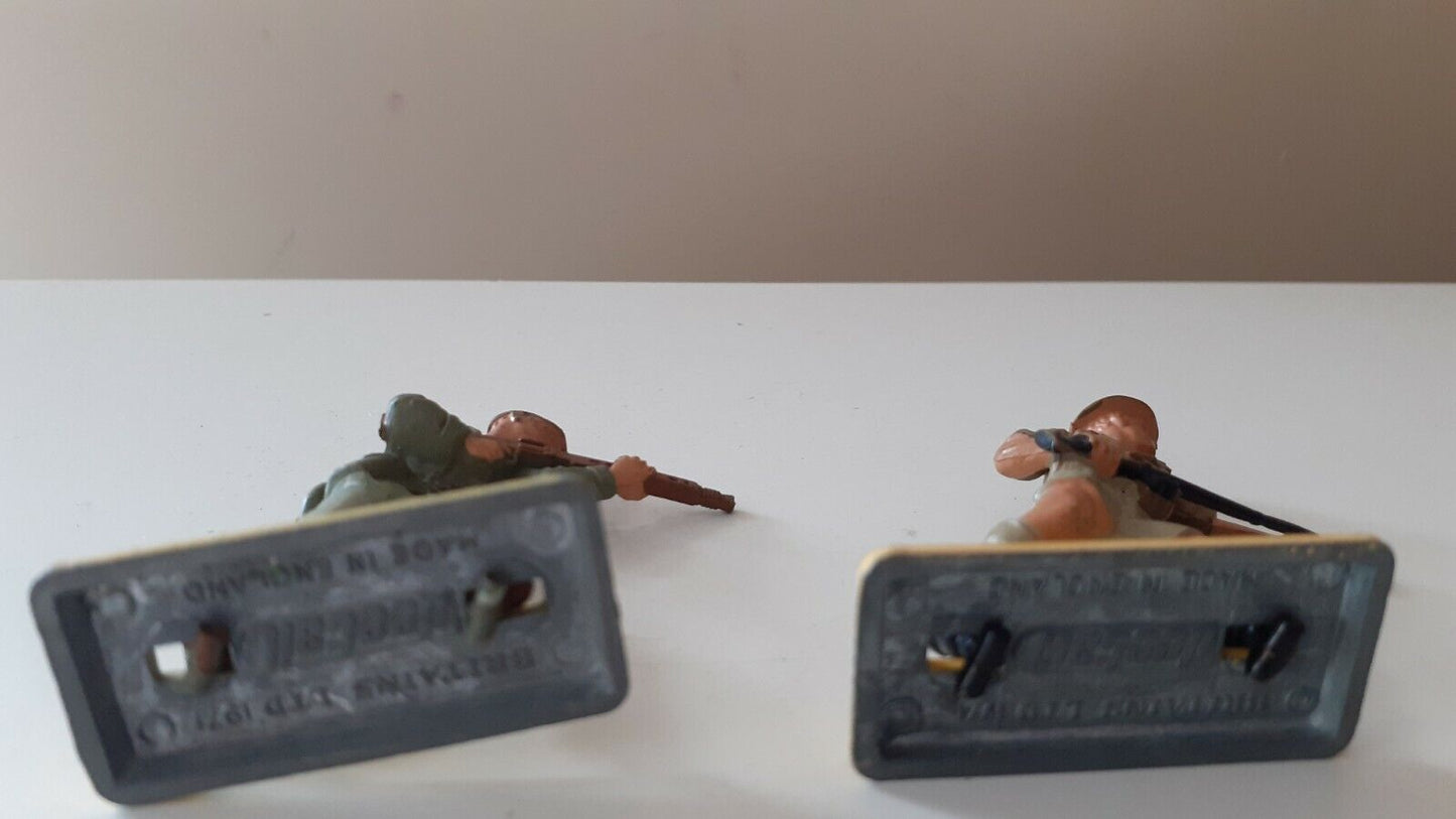 Britains deetail ww2 german afrika korps British 8th army 1970s 1:32 14 figs