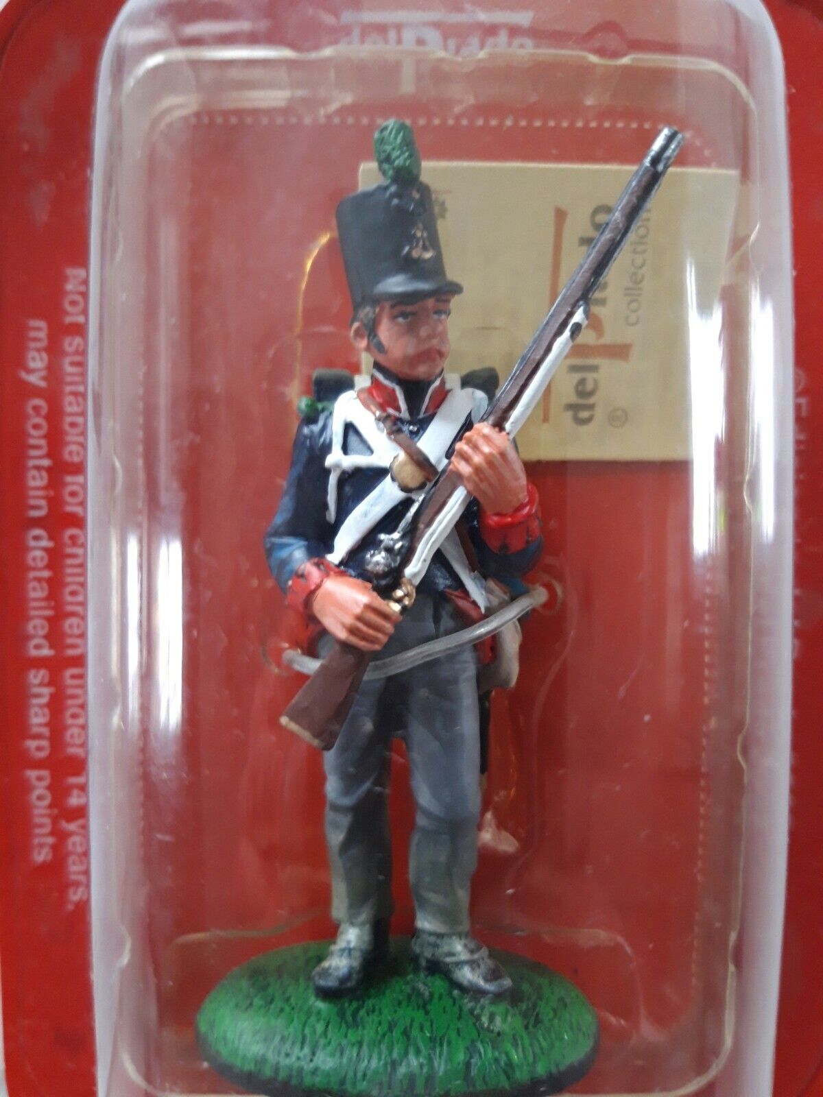 Del prado napoleon at war 45 waterloo 1:30 italian carabinier infantry book
