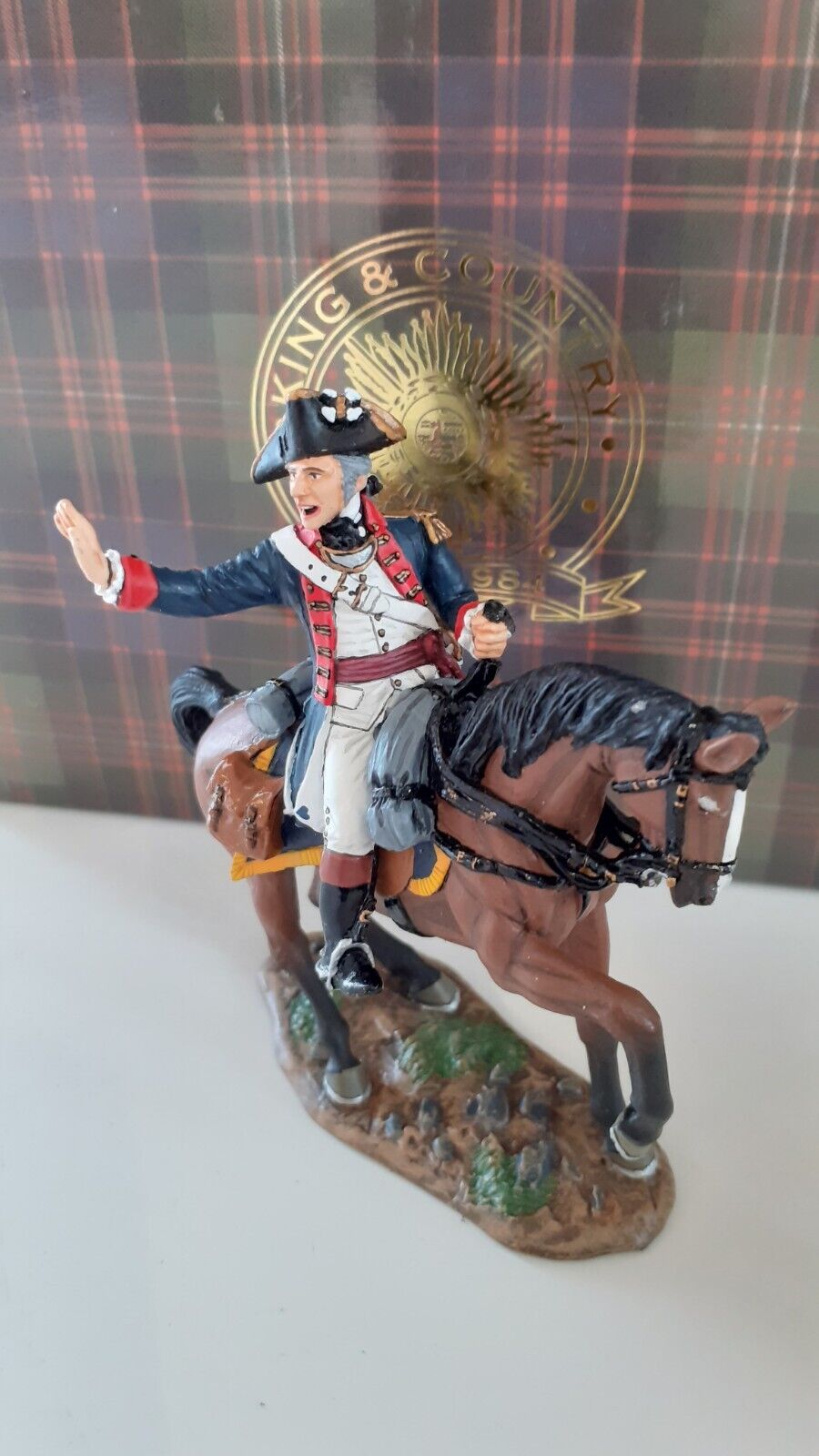King and country rhode Island regiment mounted officer awi 1:30 ar067 ar67