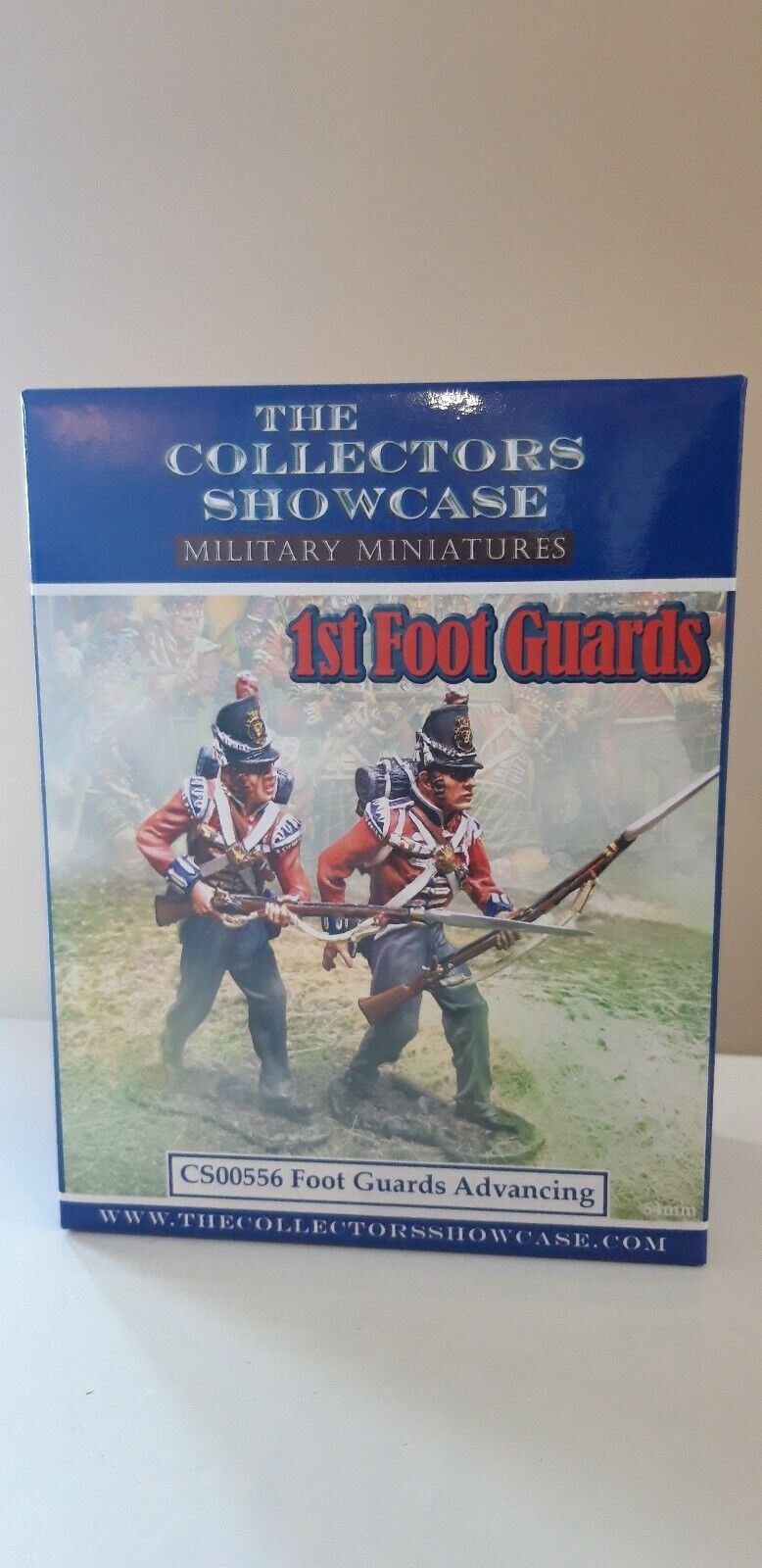 Collectors showcase British guards Waterloo hougoumont Napoleonic cs00556